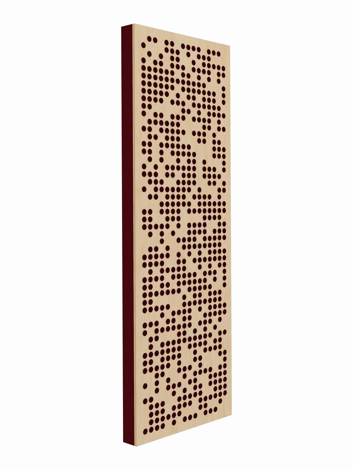 Pulse Scatter Face Mid / High Acoustic Panel - Air - 2 x 6' - Mulberry