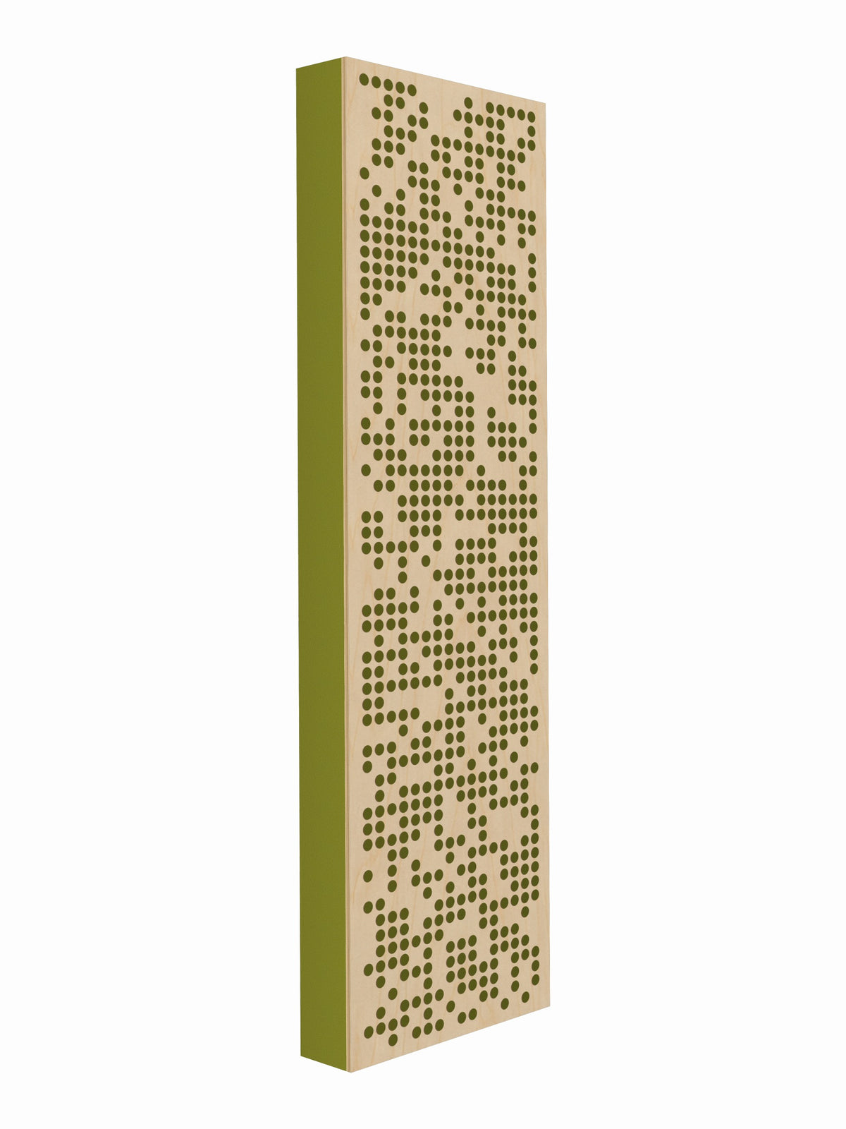 Pulse Scatter Face Broadband Acoustic Panel - Air - 2 x 7' - Green Apple