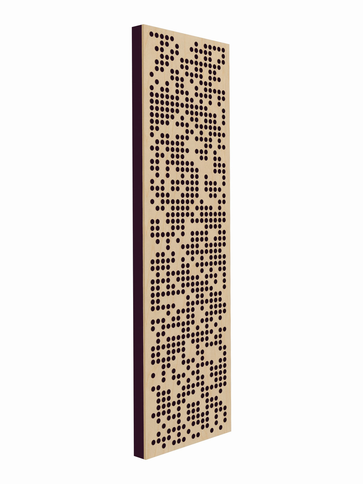 Pulse Scatter Face Mid / High Acoustic Panel - Air - 2 x 7' - Aubergine