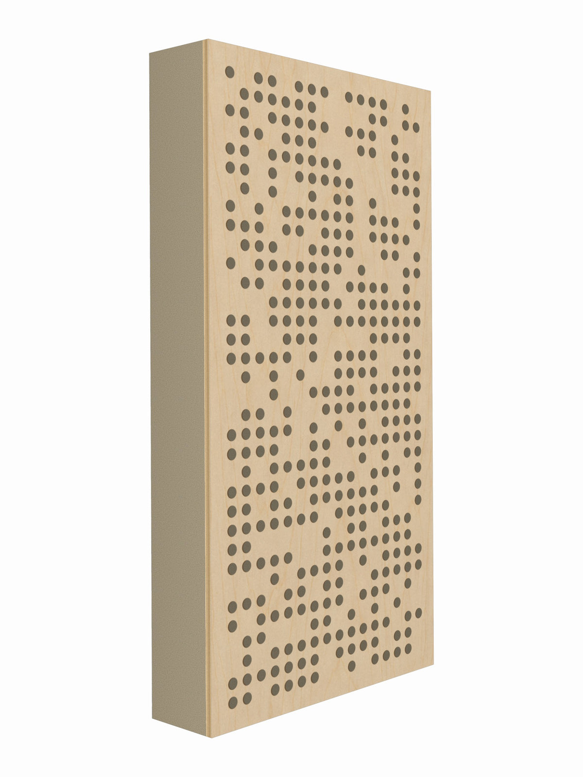 Pulse Scatter Face Broadband Acoustic Panel - Bright - 2 x 4' - Angora
