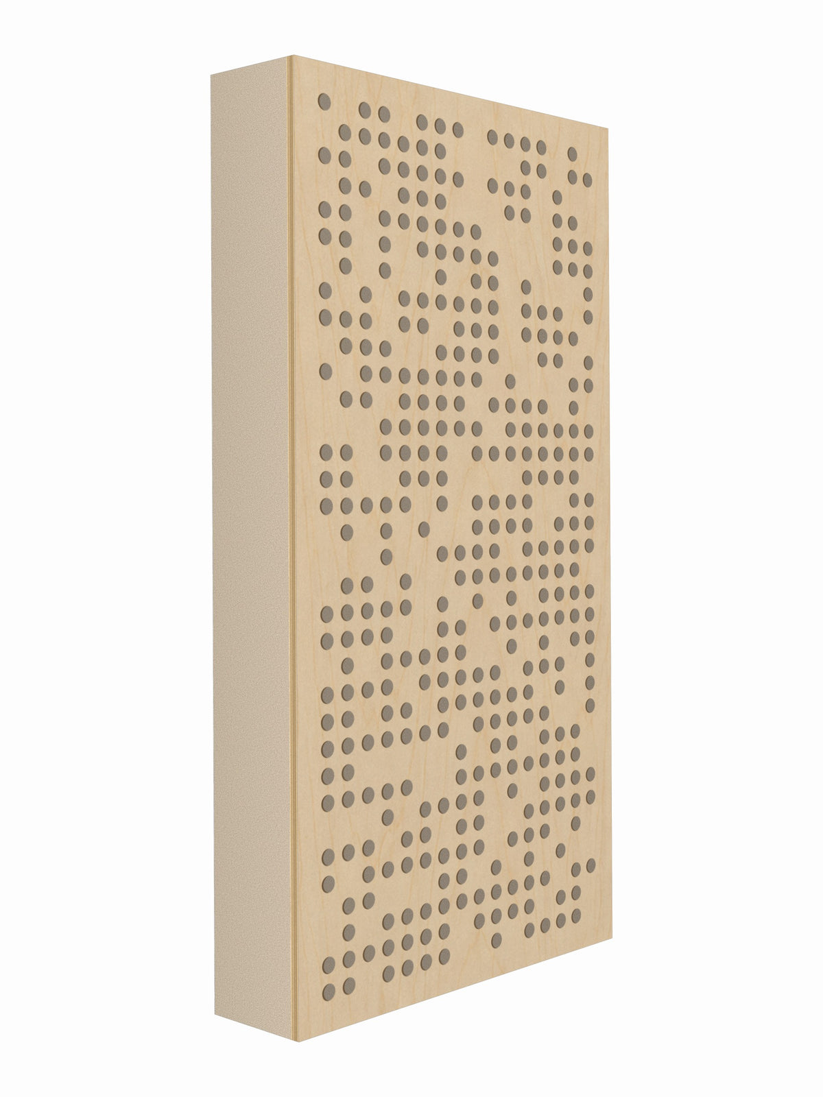 Pulse Scatter Face Broadband Acoustic Panel - Bright - 2 x 4' - Birch