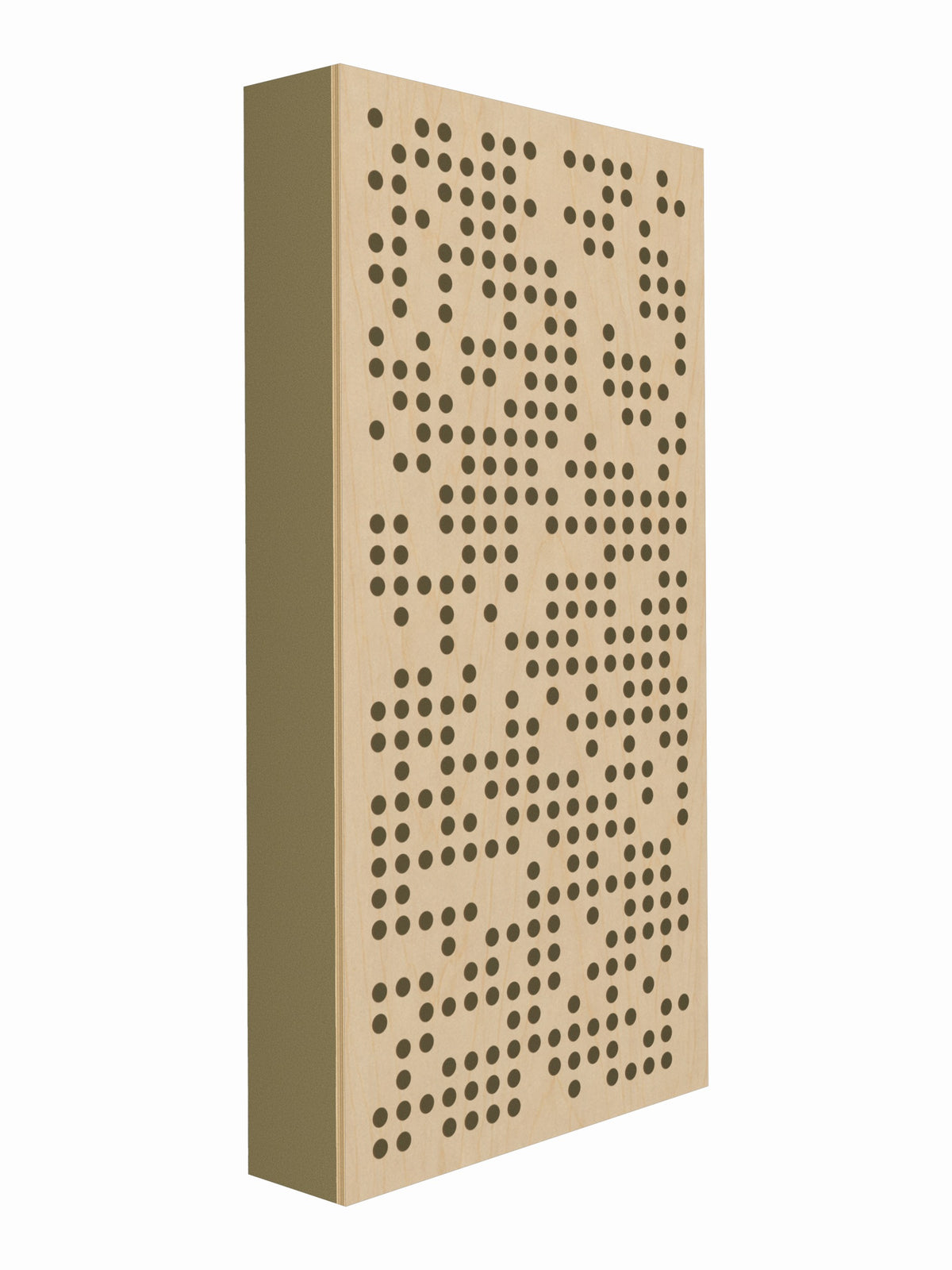 Pulse Scatter Face Broadband Acoustic Panel - Bright - 2 x 4' - Cumin