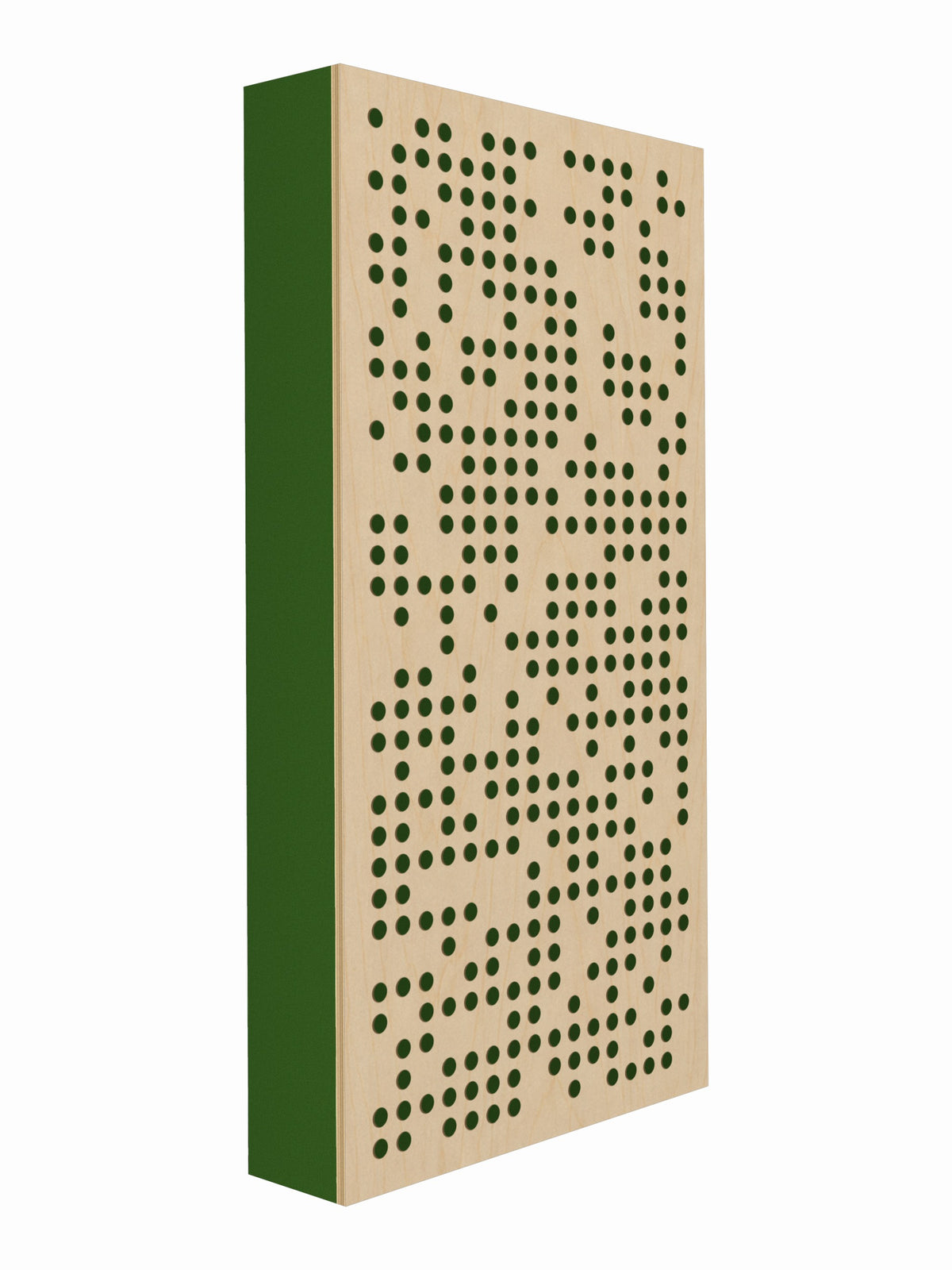 Pulse Scatter Face Broadband Acoustic Panel - Bright - 2 x 4' - Fern