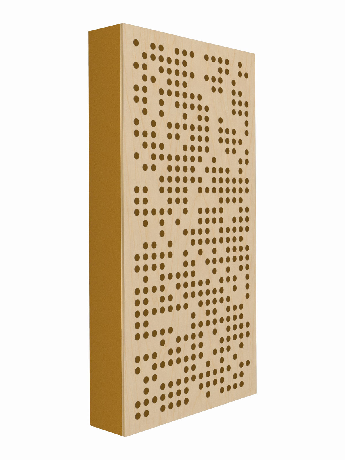 Pulse Scatter Face Broadband Acoustic Panel - Bright - 2 x 4' - Goldenrod