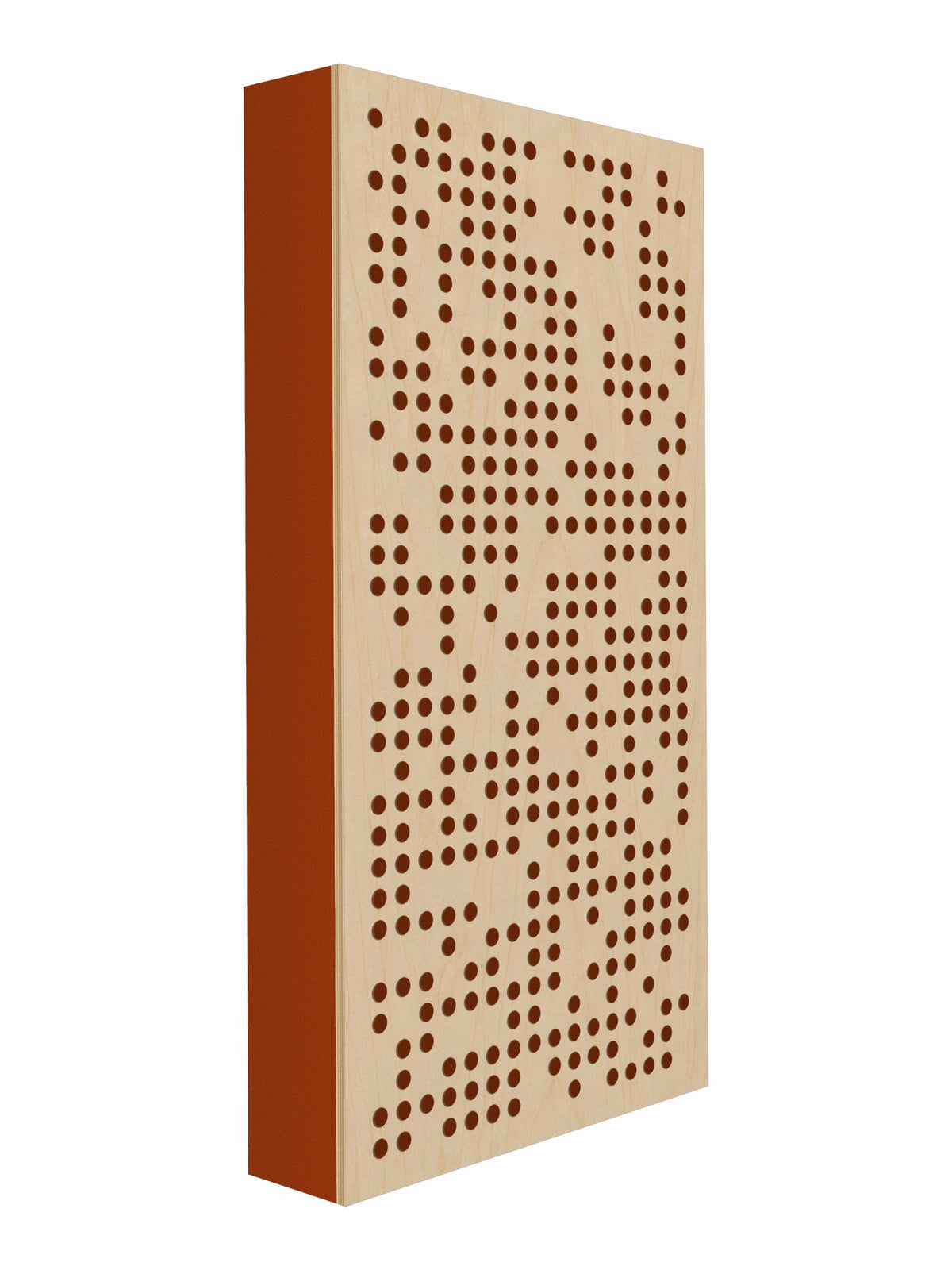 Pulse Scatter Face Broadband Acoustic Panel - Bright - 2 x 4' - Pumpkin