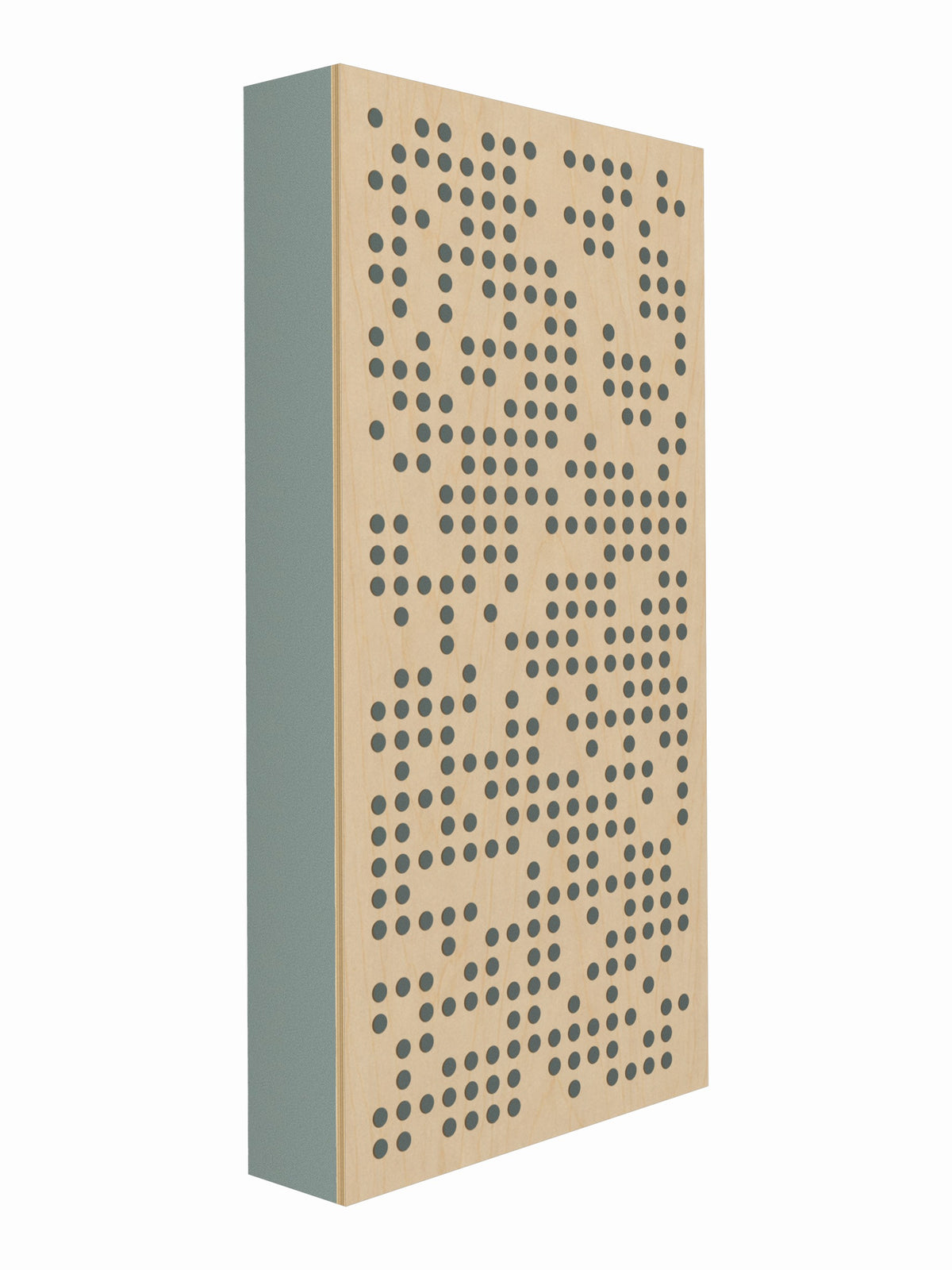 Pulse Scatter Face Broadband Acoustic Panel - Bright - 2 x 4' - Slate