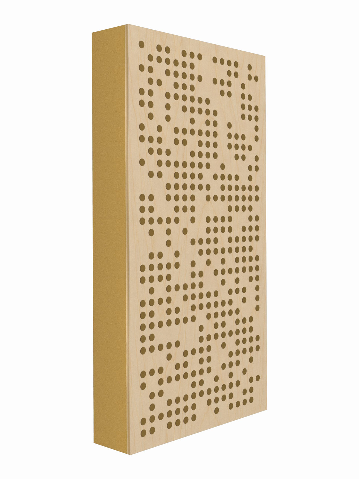 Pulse Scatter Face Broadband Acoustic Panel - Bright - 2 x 4' - Straw
