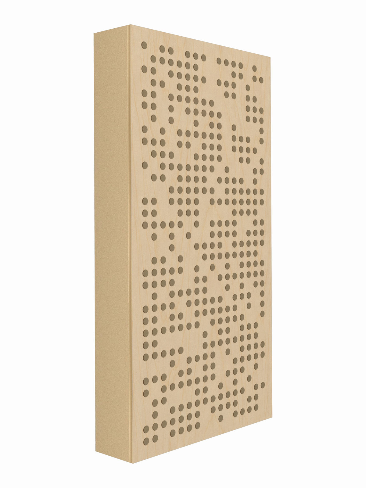 Pulse Scatter Face Broadband Acoustic Panel - Bright - 2 x 4' - Vanilla
