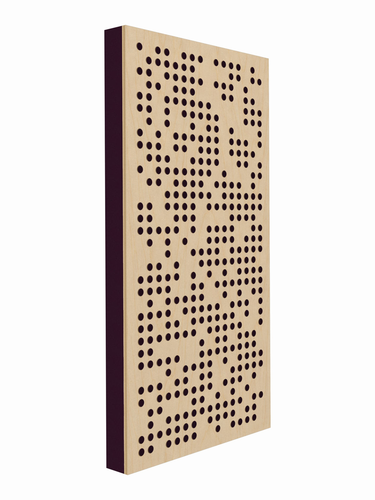 Pulse Scatter Face Mid / High Acoustic Panel - Bright - 2 x 4' - Aubergine