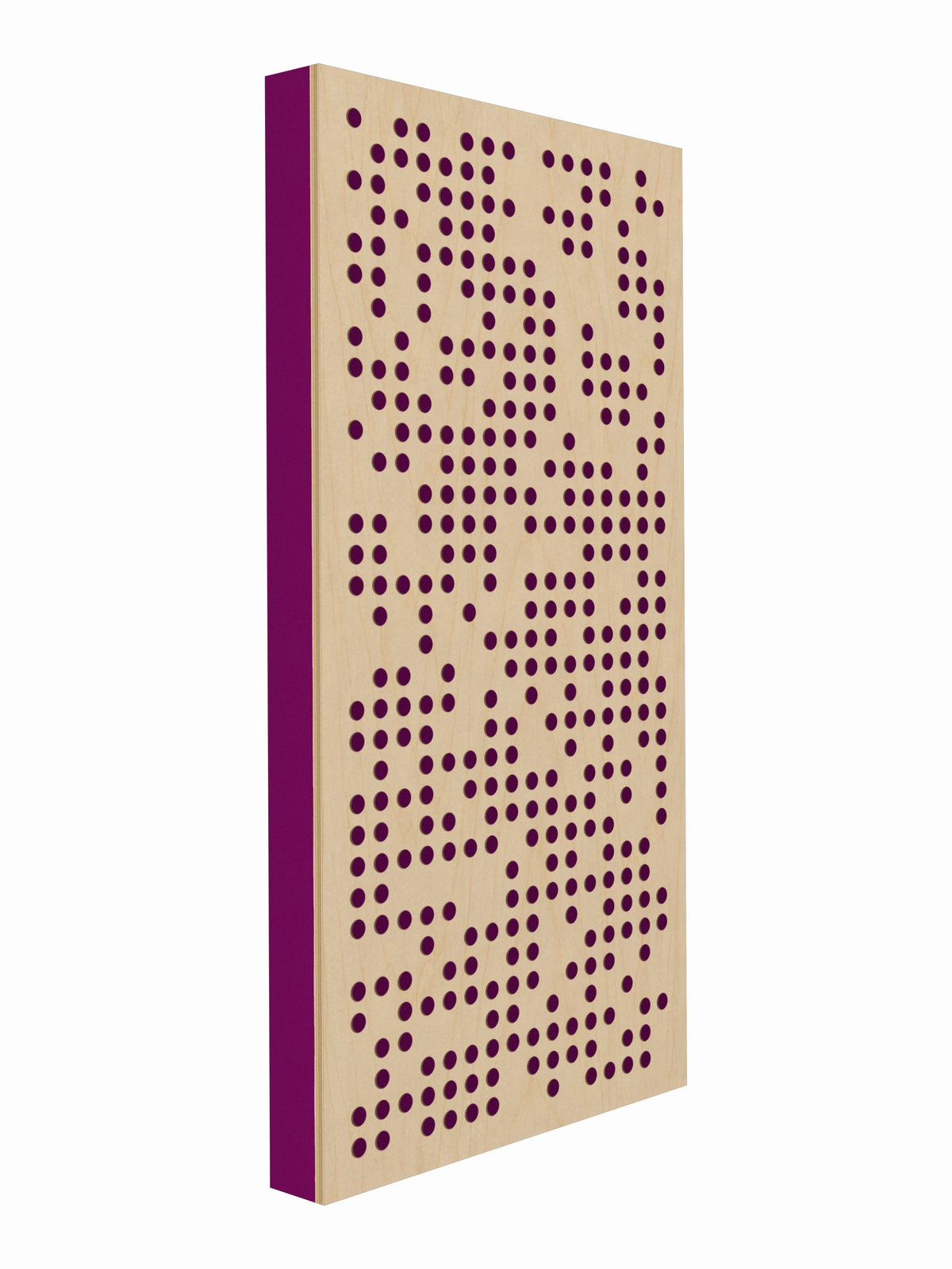 Pulse Scatter Face Mid / High Acoustic Panel - Bright - 2 x 4' - Orchid