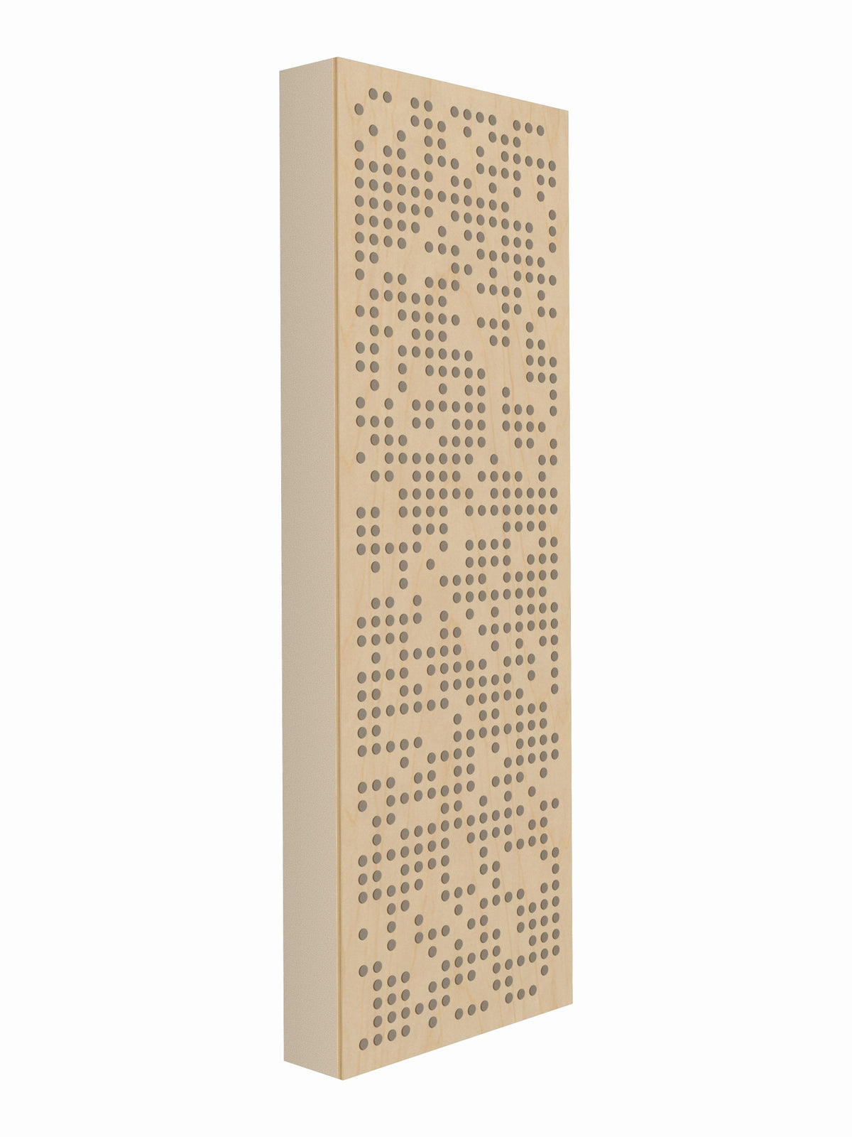 Pulse Scatter Face Broadband Acoustic Panel - Bright - 2 x 6' - Birch