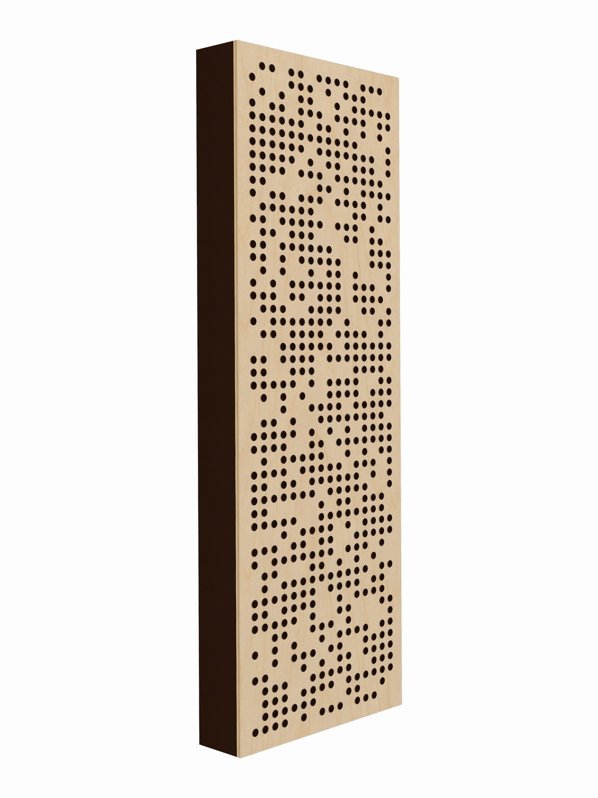 Pulse Scatter Face Broadband Acoustic Panel - Bright - 2 x 6' - Coffee Bean
