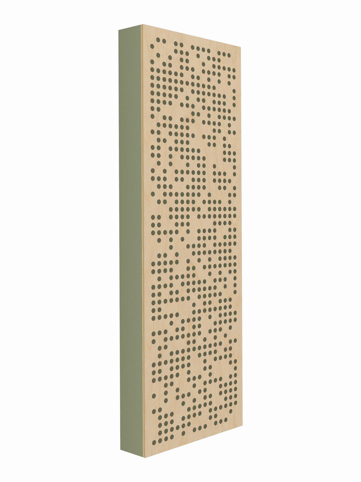 Pulse Scatter Face Broadband Acoustic Panel - Bright - 2 x 6' - Eucalyptus
