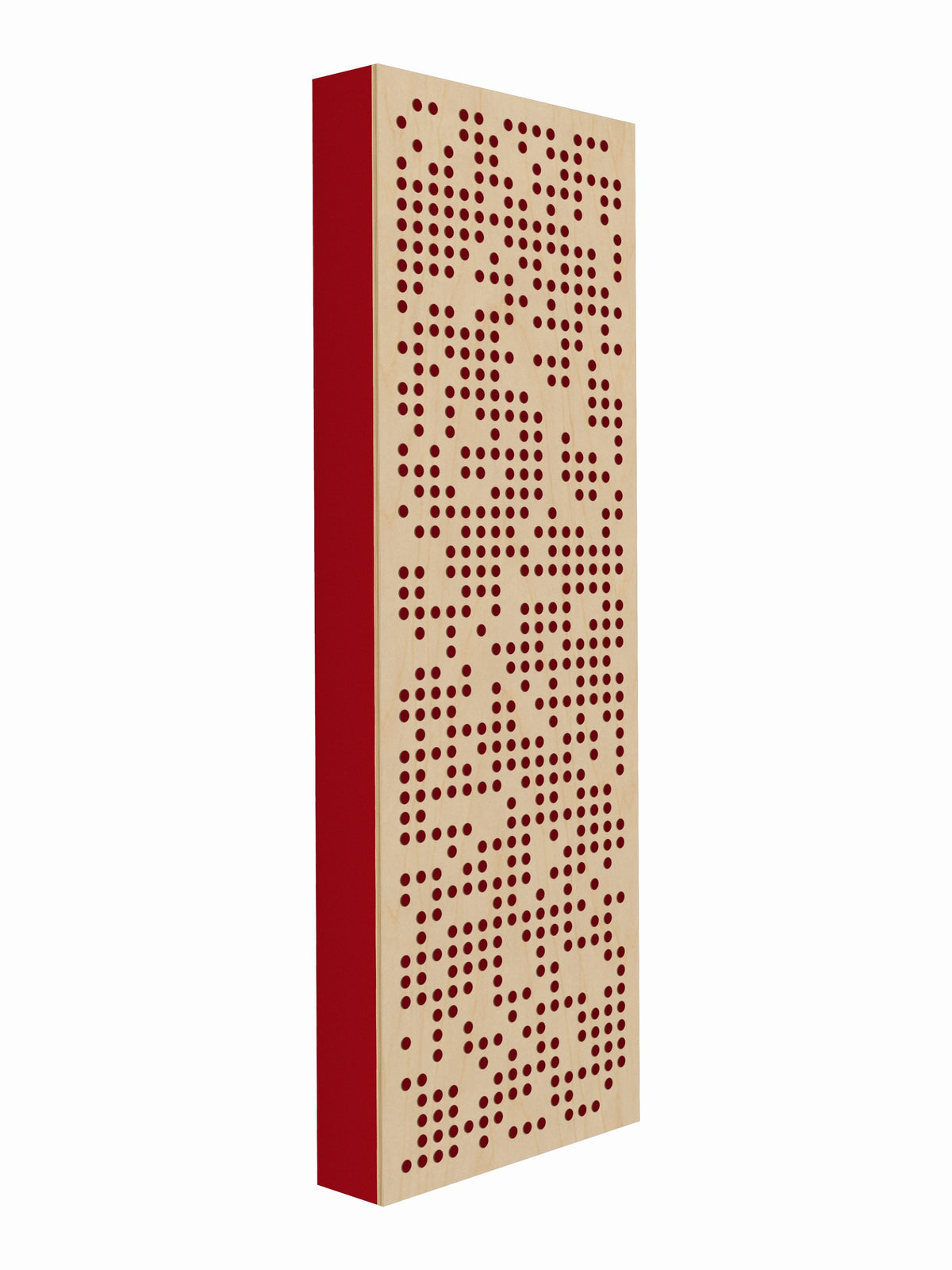 Pulse Scatter Face Broadband Acoustic Panel - Bright - 2 x 6' - Geranium