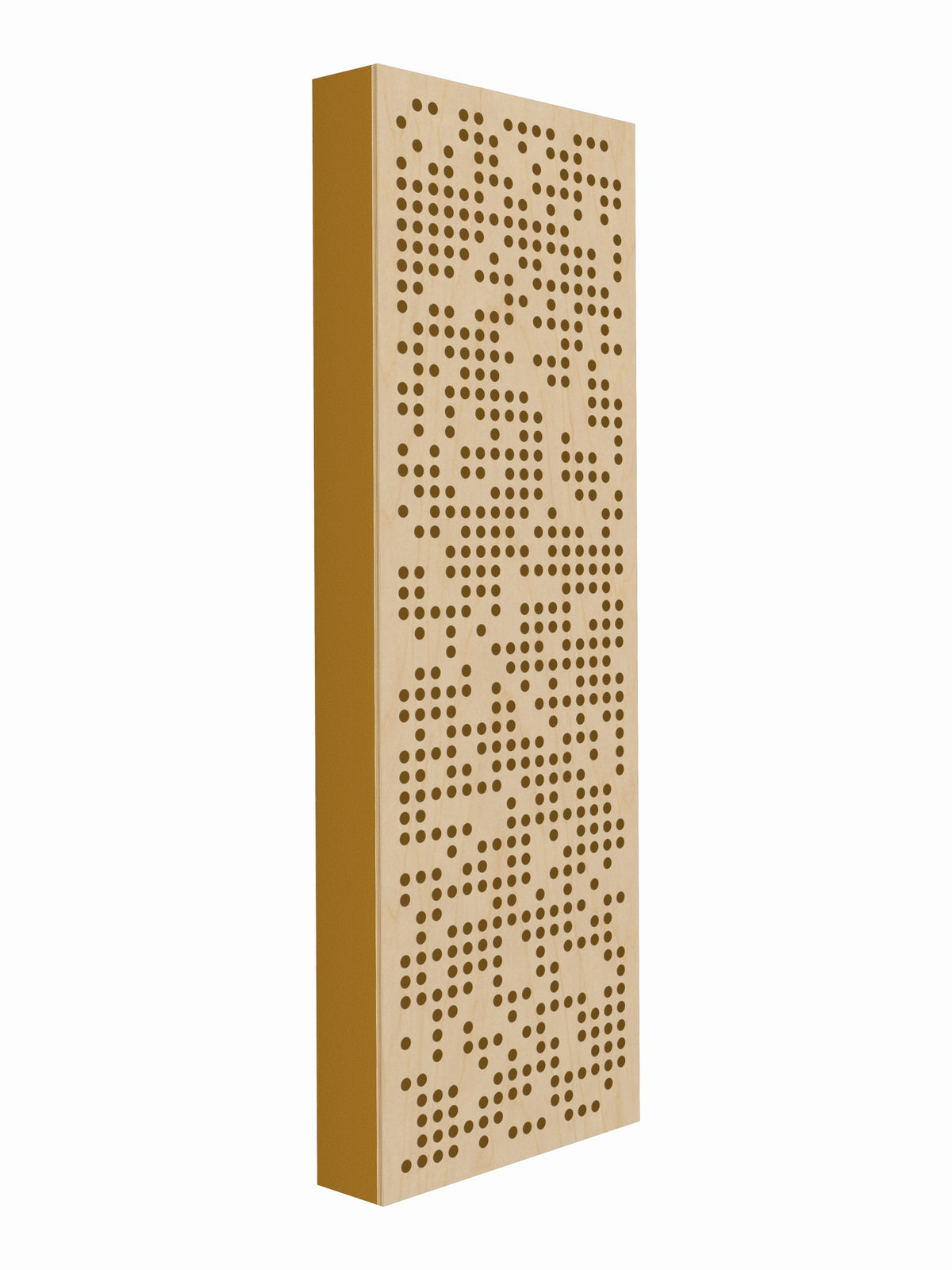 Pulse Scatter Face Broadband Acoustic Panel - Bright - 2 x 6' - Goldenrod