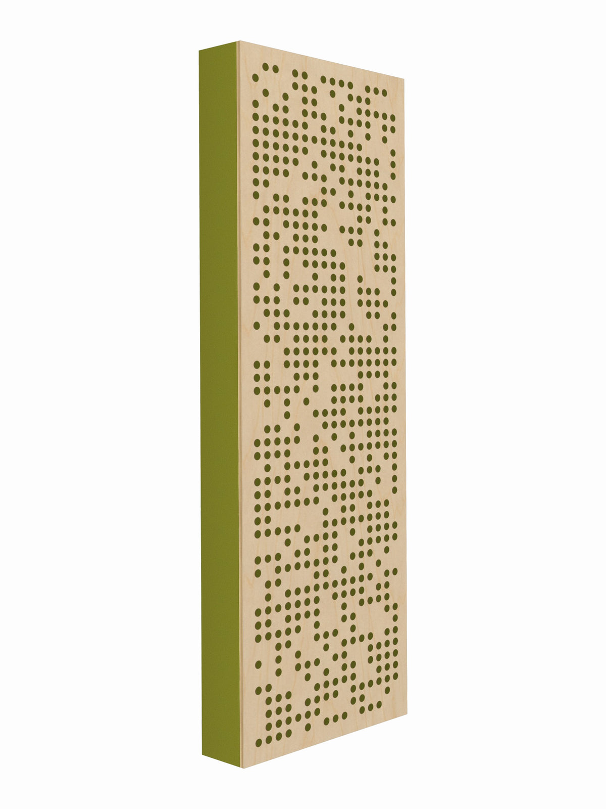 Pulse Scatter Face Broadband Acoustic Panel - Bright - 2 x 6' - Green Apple