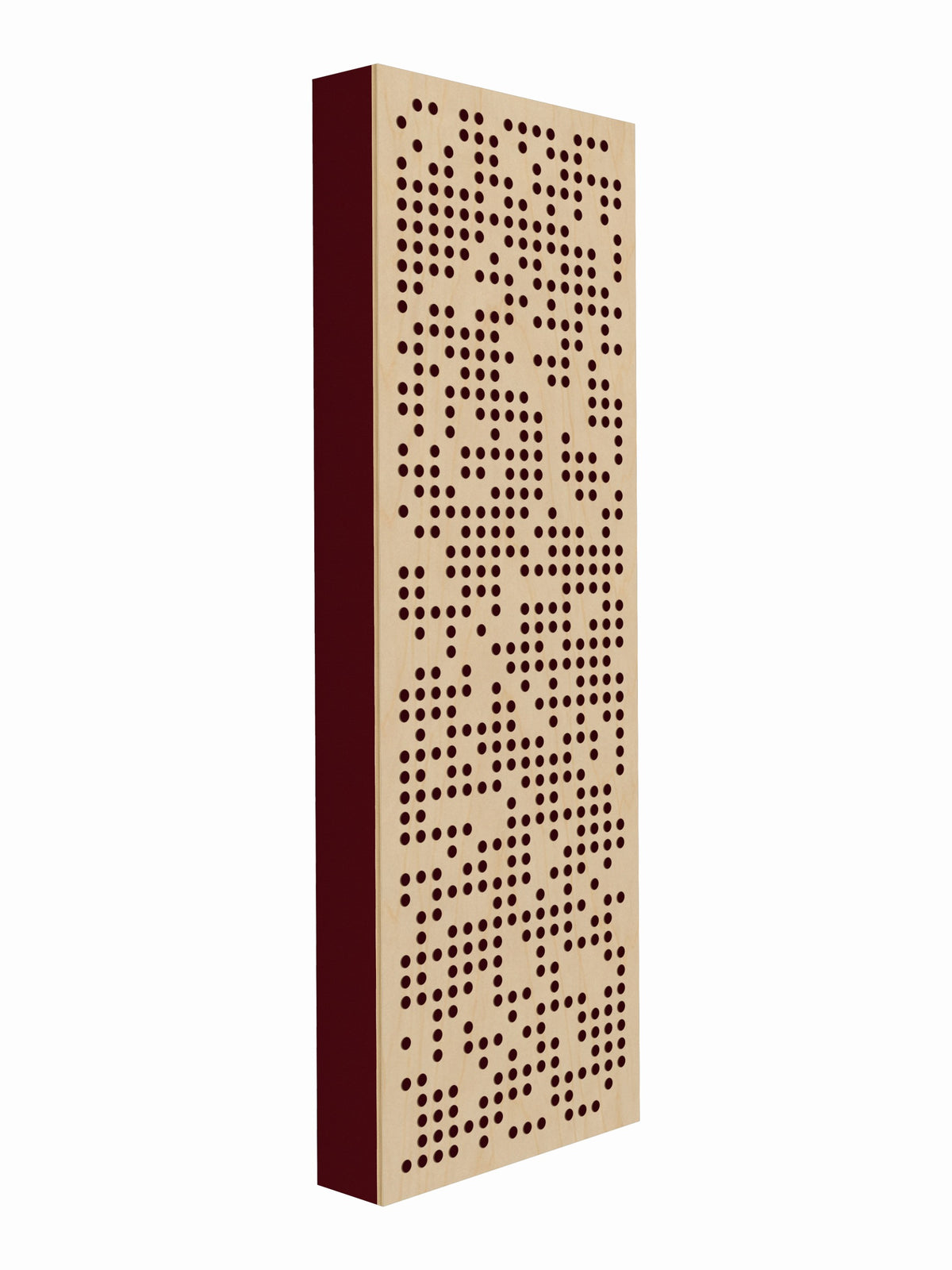 Pulse Scatter Face Broadband Acoustic Panel - Bright - 2 x 6' - Mulberry