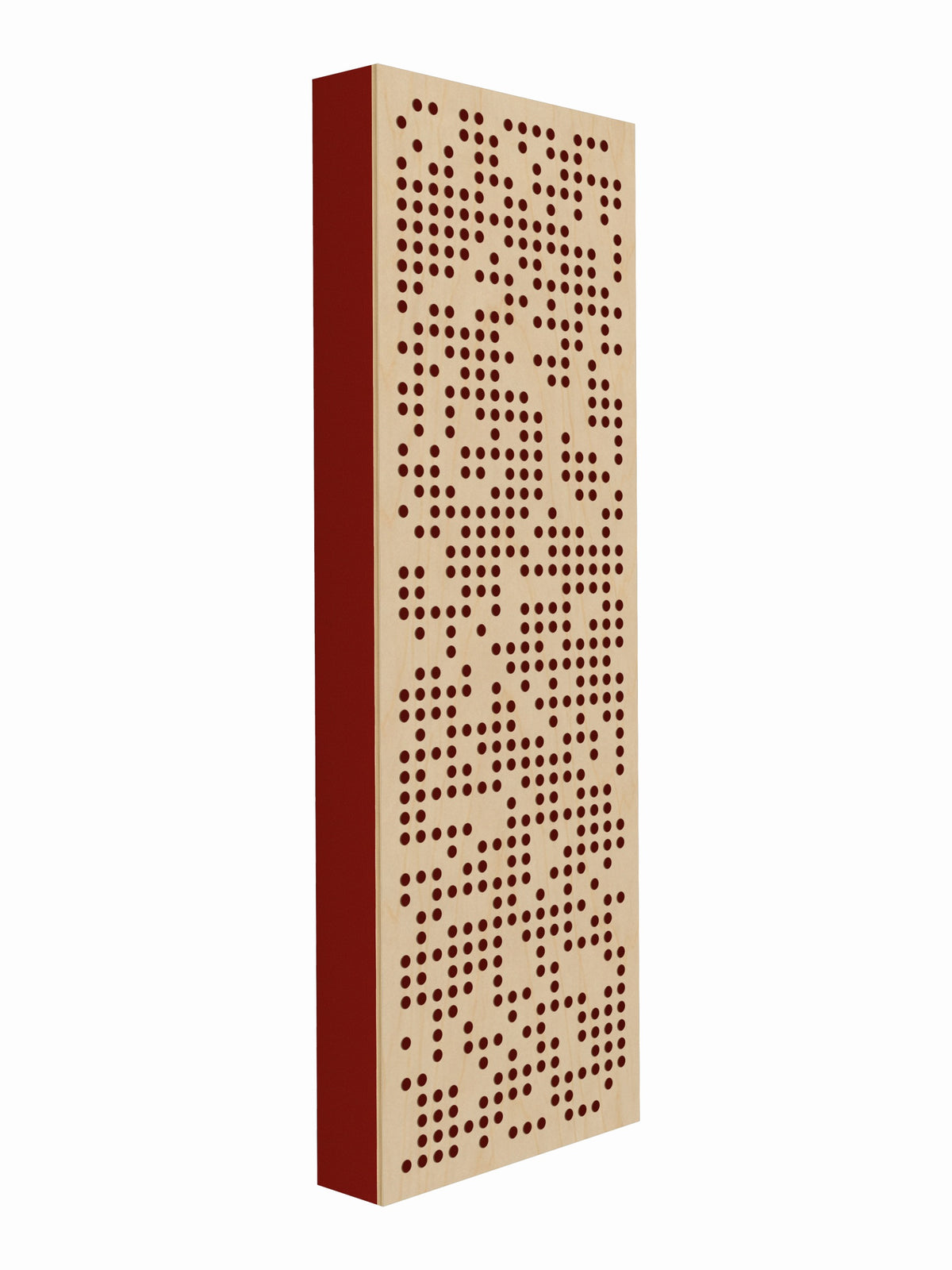 Pulse Scatter Face Broadband Acoustic Panel - Bright - 2 x 6' - Poppy