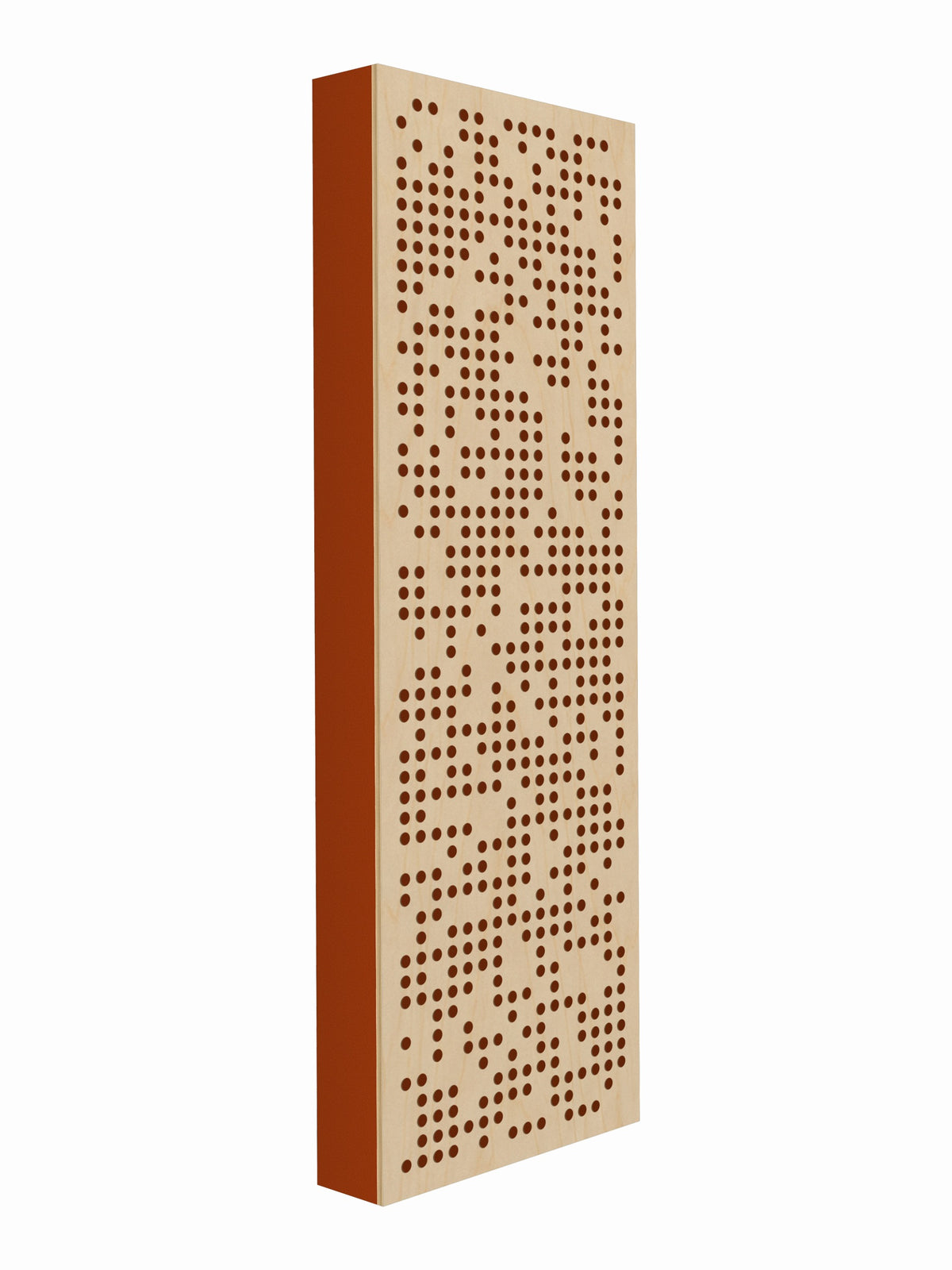 Pulse Scatter Face Broadband Acoustic Panel - Bright - 2 x 6' - Pumpkin