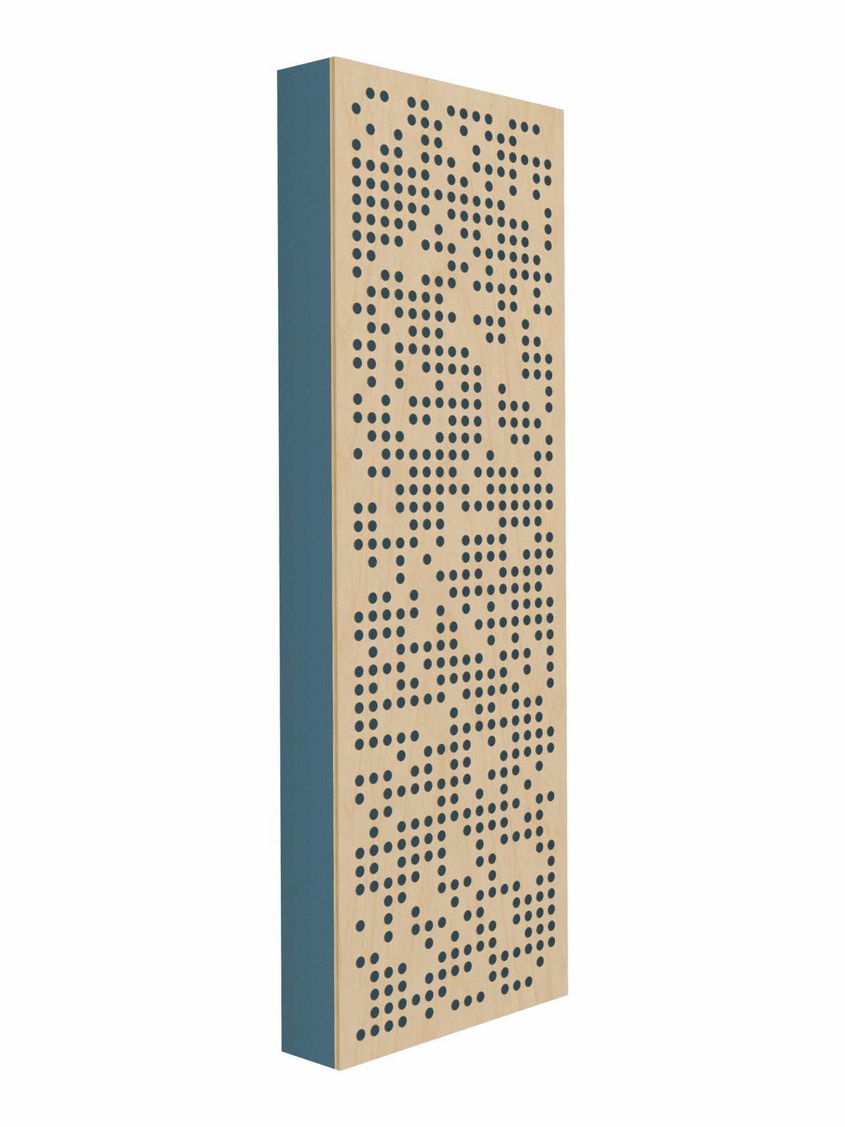 Pulse Scatter Face Broadband Acoustic Panel - Bright - 2 x 6' - Quarry Blue