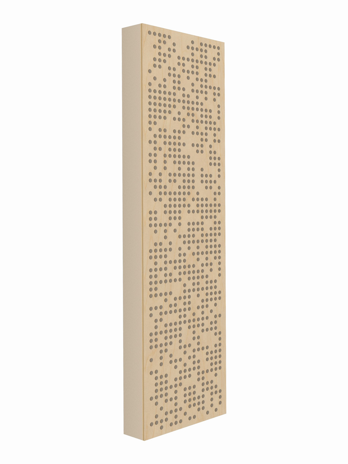 Pulse Scatter Face Broadband Acoustic Panel - Bright - 2 x 7' - Birch