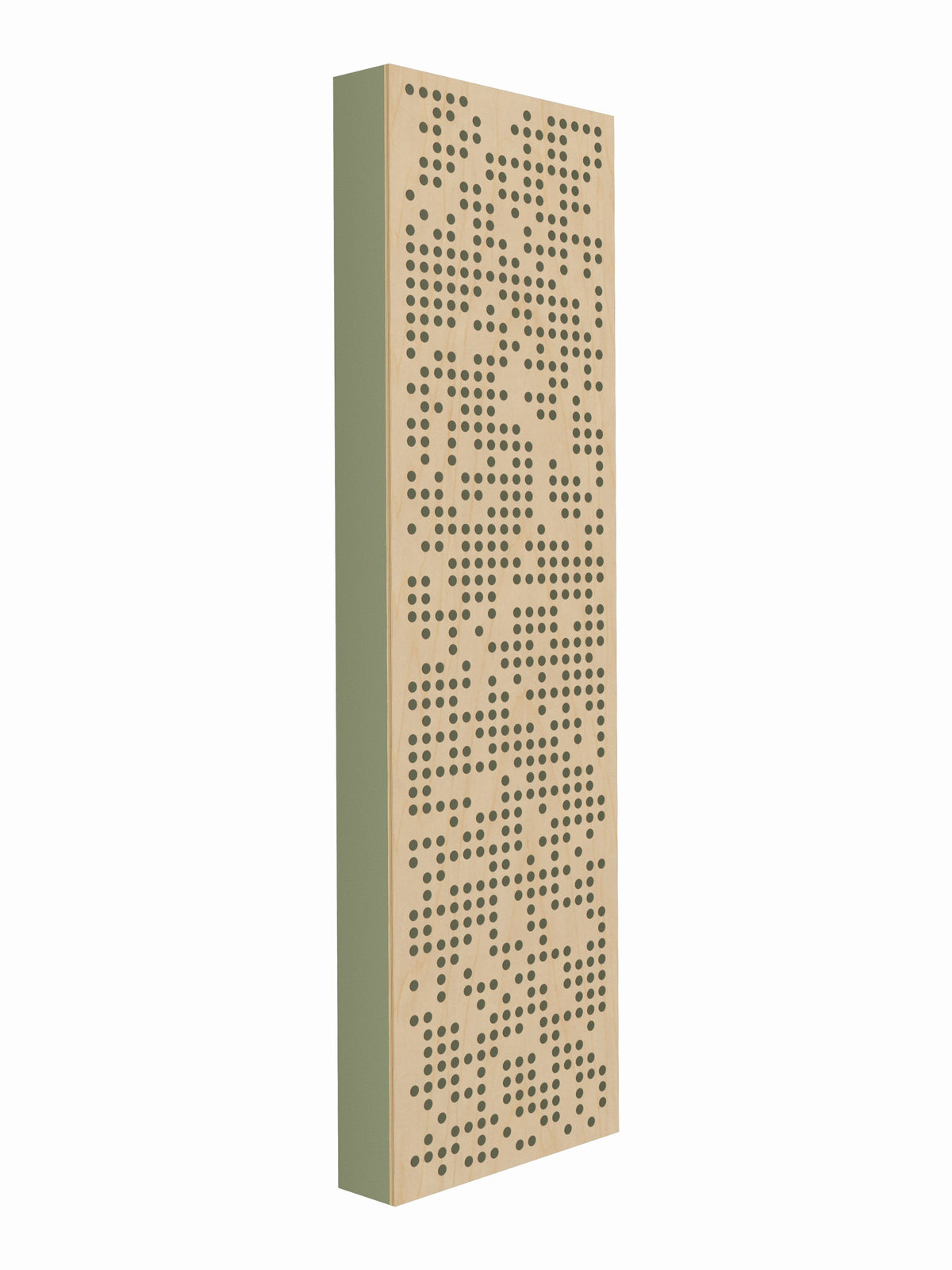 Pulse Scatter Face Broadband Acoustic Panel - Bright - 2 x 7' - Eucalyptus