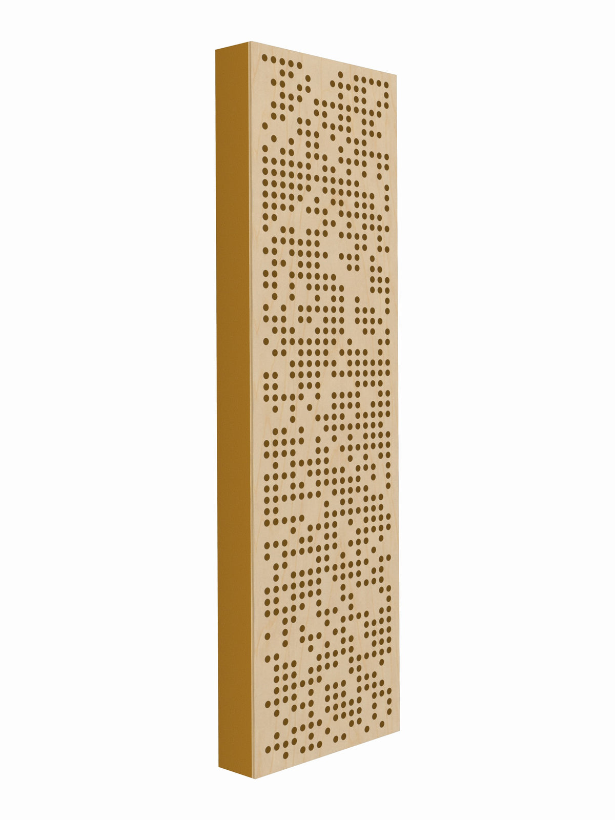 Pulse Scatter Face Broadband Acoustic Panel - Bright - 2 x 7' - Goldenrod