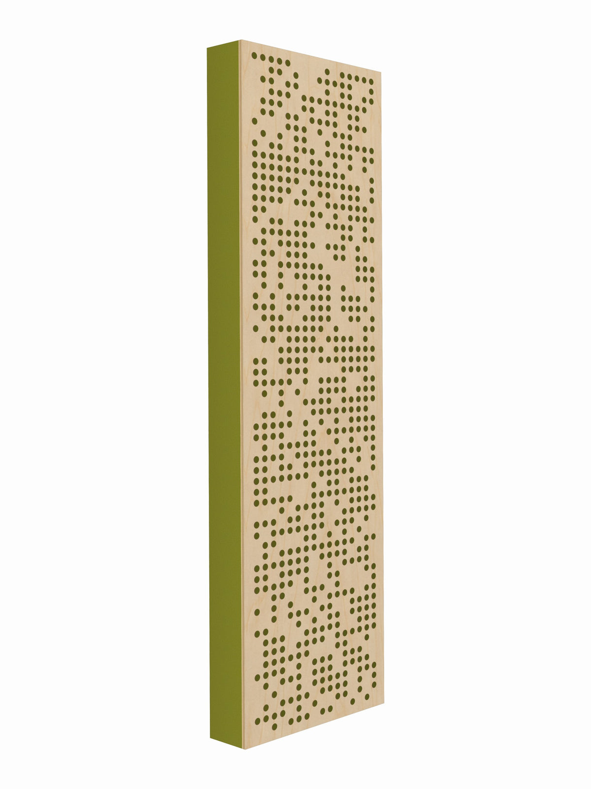 Pulse Scatter Face Broadband Acoustic Panel - Bright - 2 x 7' - Green Apple