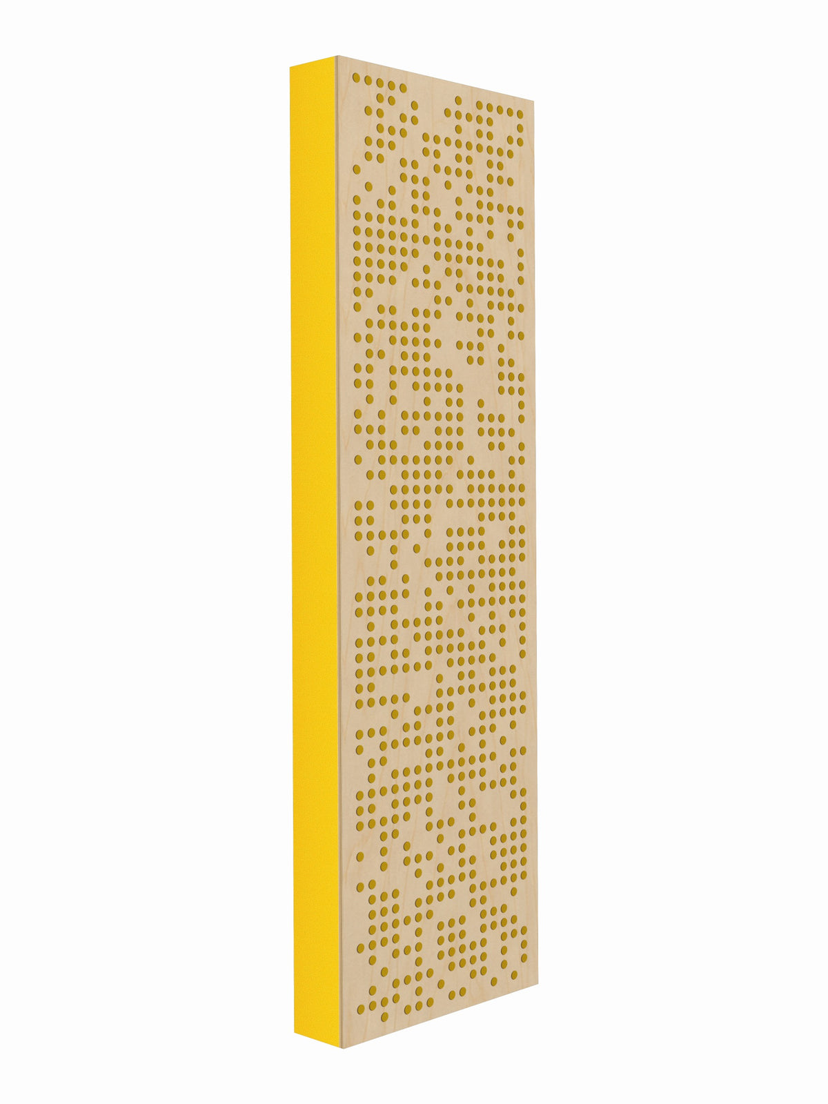 Pulse Scatter Face Broadband Acoustic Panel - Bright - 2 x 7' - Lemon