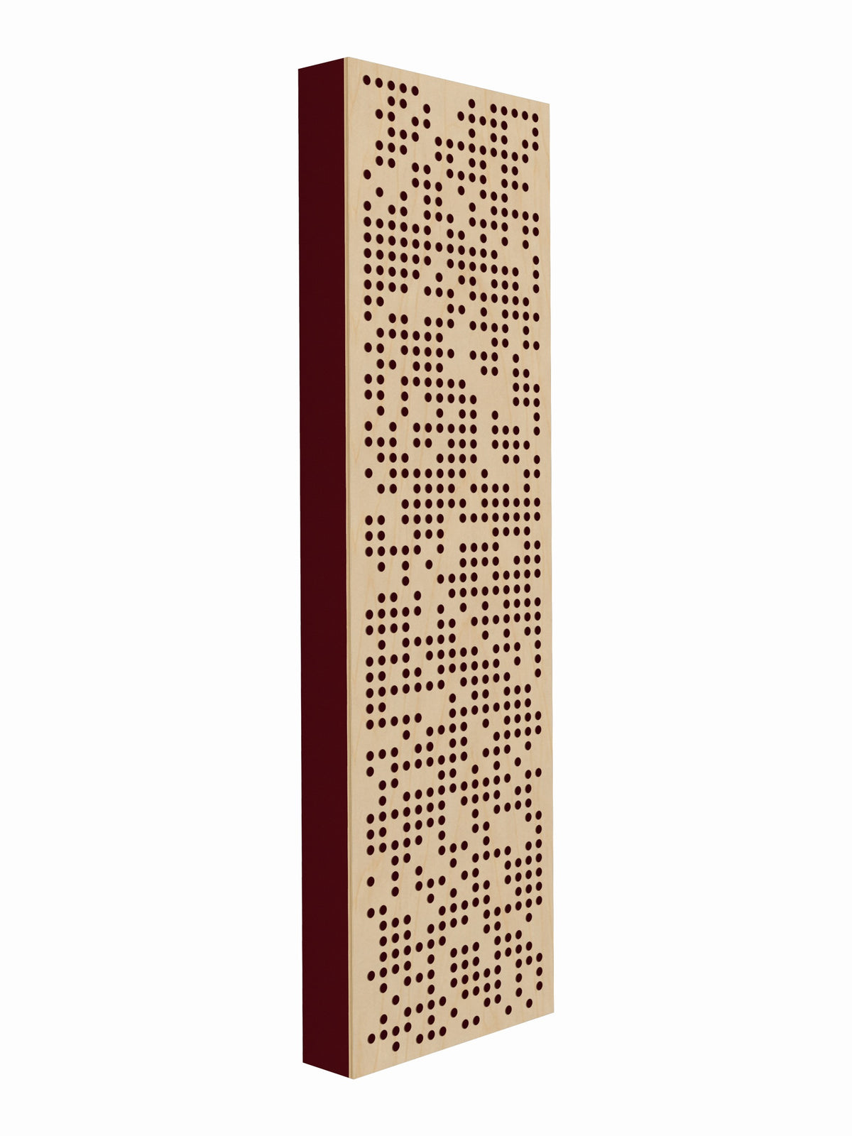 Pulse Scatter Face Broadband Acoustic Panel - Bright - 2 x 7' - Mulberry