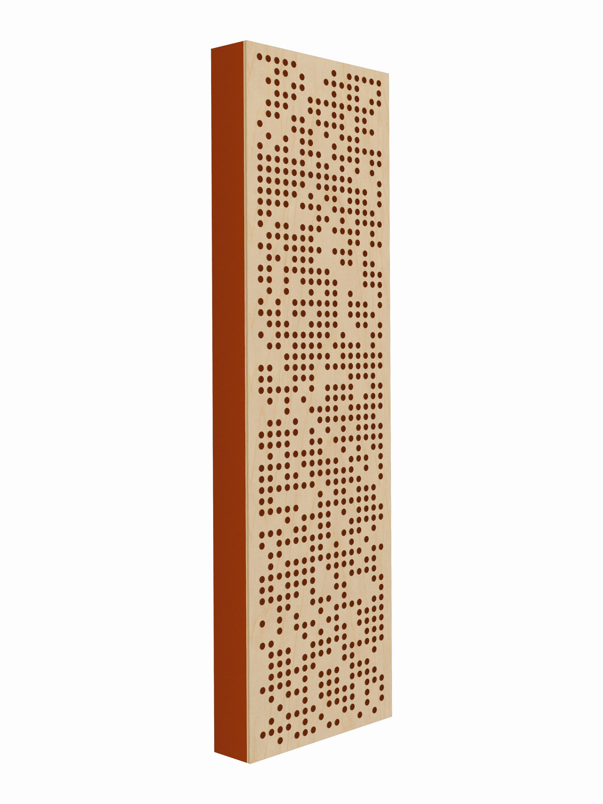 Pulse Scatter Face Broadband Acoustic Panel - Bright - 2 x 7' - Pumpkin