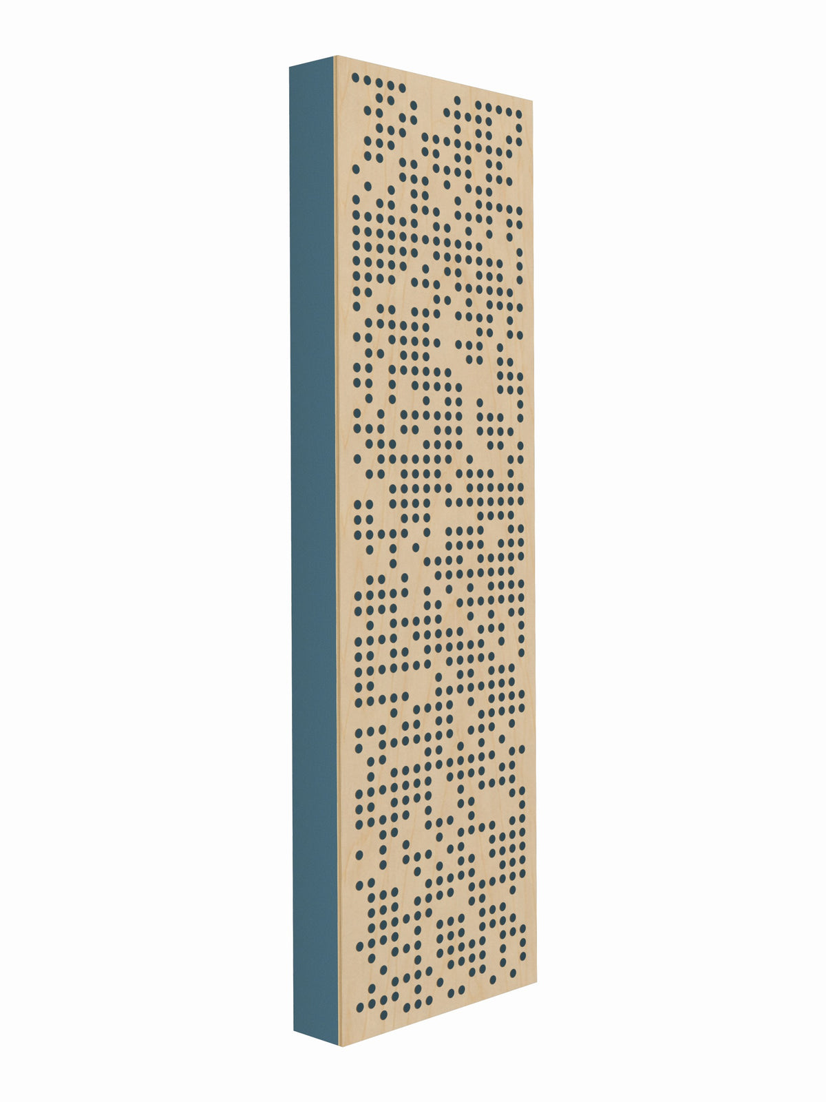Pulse Scatter Face Broadband Acoustic Panel - Bright - 2 x 7' - Quarry Blue