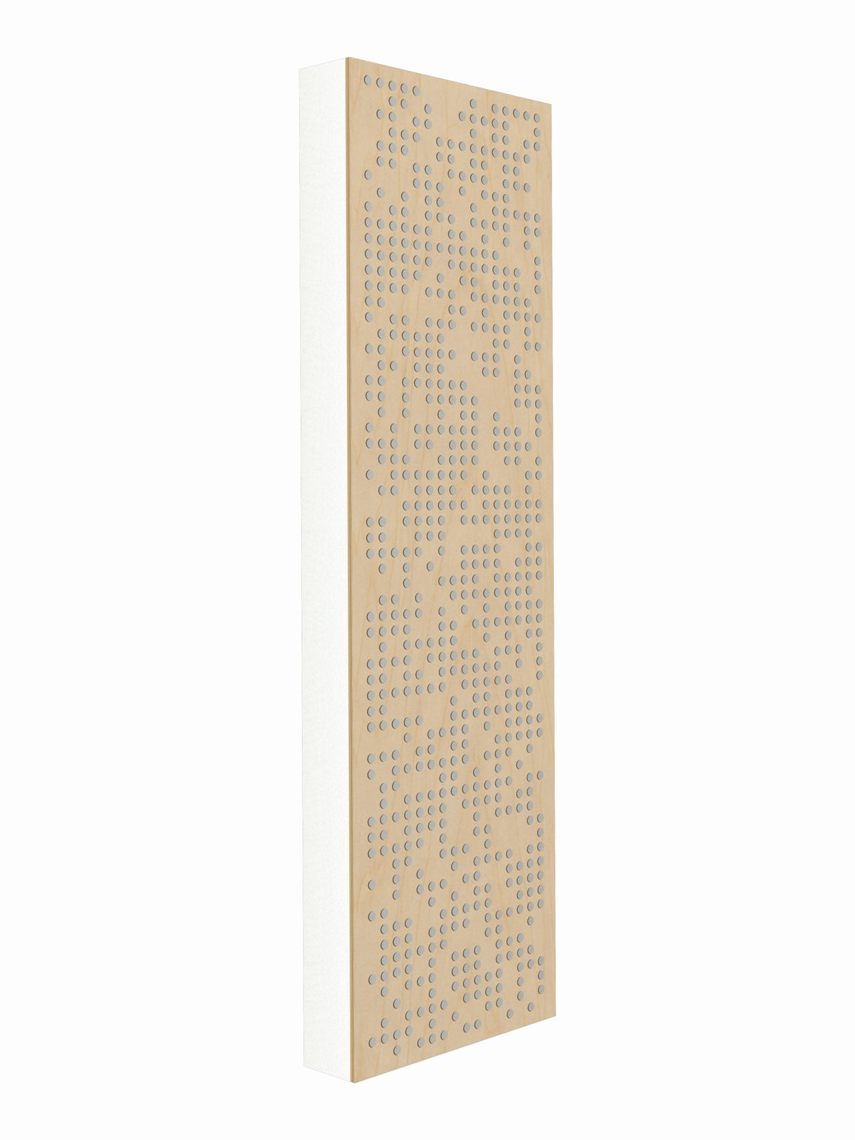Pulse Scatter Face Broadband Acoustic Panel - Bright - 2 x 7' - White