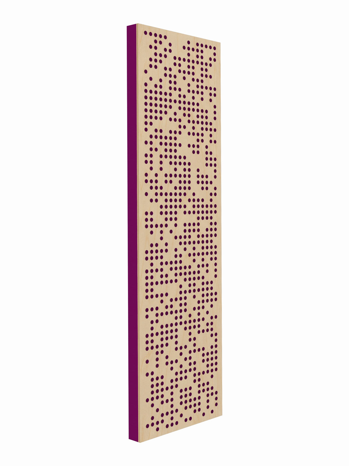 Pulse Scatter Face Mid / High Acoustic Panel - Bright - 2 x 7' - Orchid