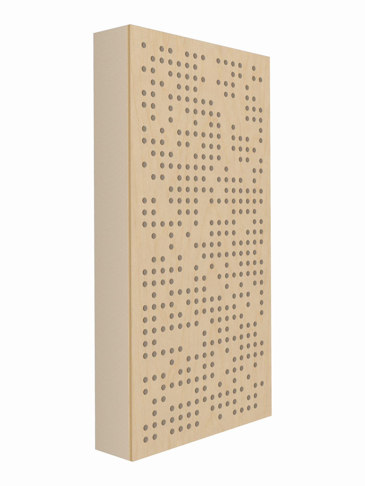 Pulse Scatter Face Broadband Acoustic Panel - Live - 2 x 4' - Birch
