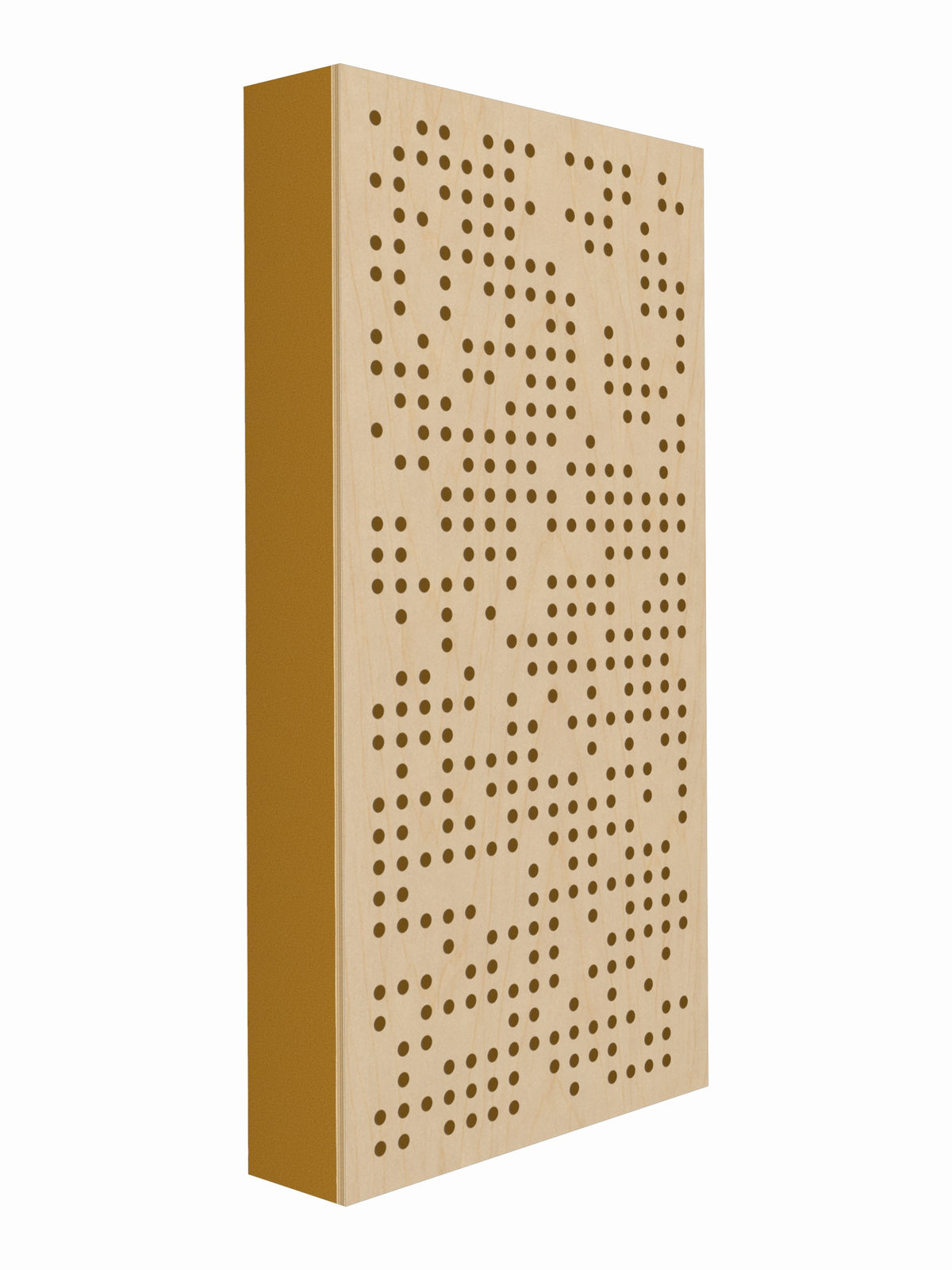 Pulse Scatter Face Broadband Acoustic Panel - Live - 2 x 4' - Goldenrod