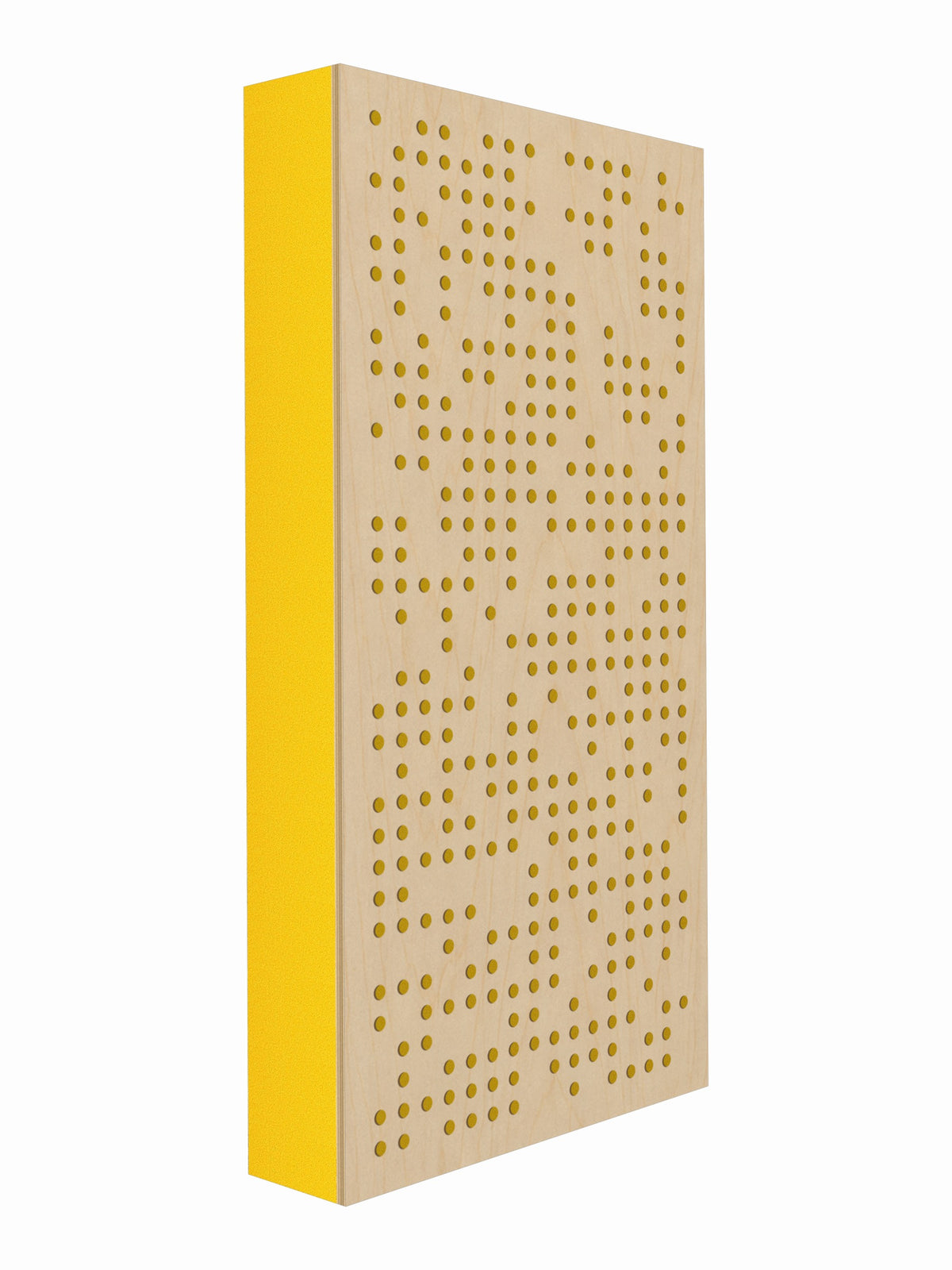 Pulse Scatter Face Broadband Acoustic Panel - Live - 2 x 4' - Lemon
