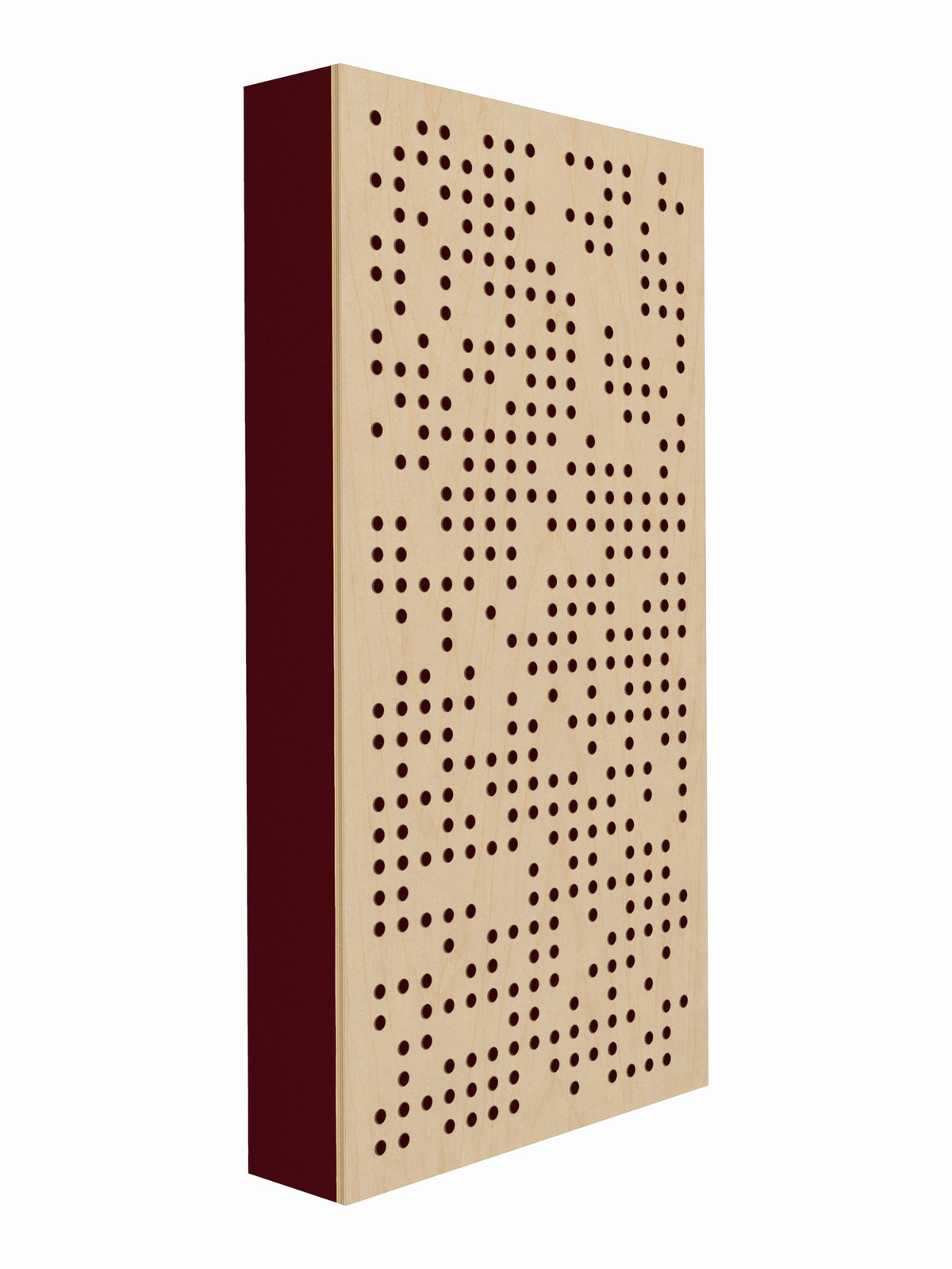 Pulse Scatter Face Broadband Acoustic Panel - Live - 2 x 4' - Mulberry