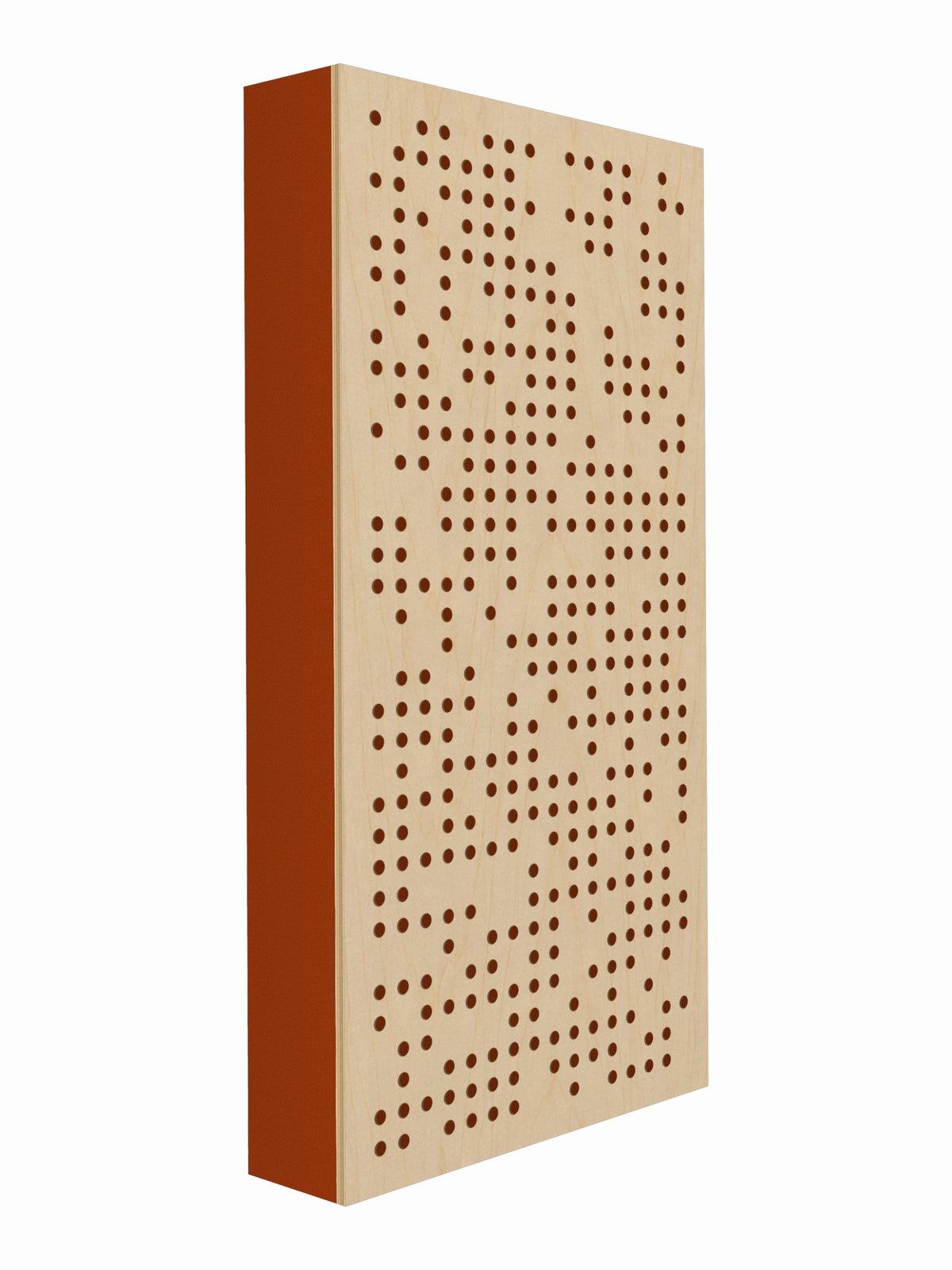 Pulse Scatter Face Broadband Acoustic Panel - Live - 2 x 4' - Pumpkin