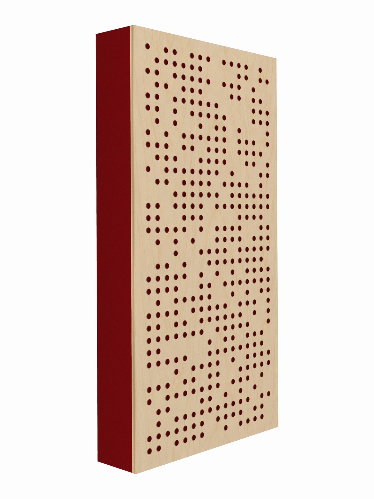 Pulse Scatter Face Broadband Acoustic Panel - Live - 2 x 4' - Red Delicious