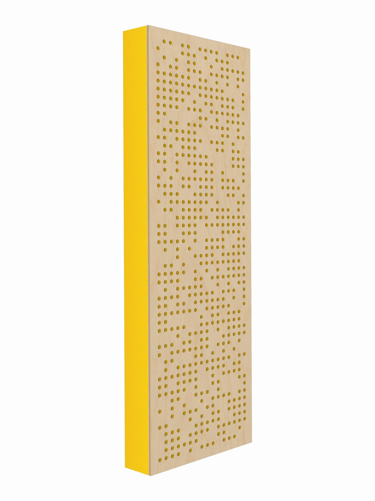 Pulse Scatter Face Broadband Acoustic Panel - Live - 2 x 6' - Lemon
