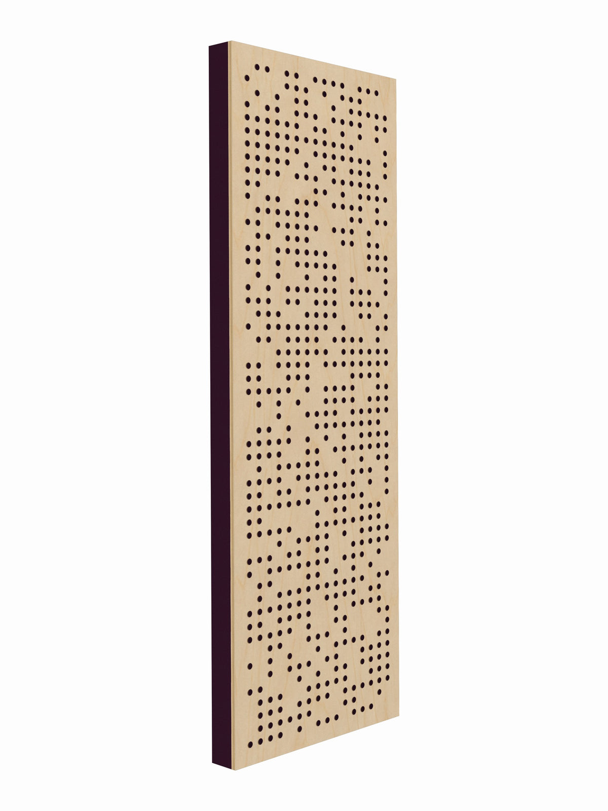 Pulse Scatter Face Mid / High Acoustic Panel - Live - 2 x 6' - Aubergine