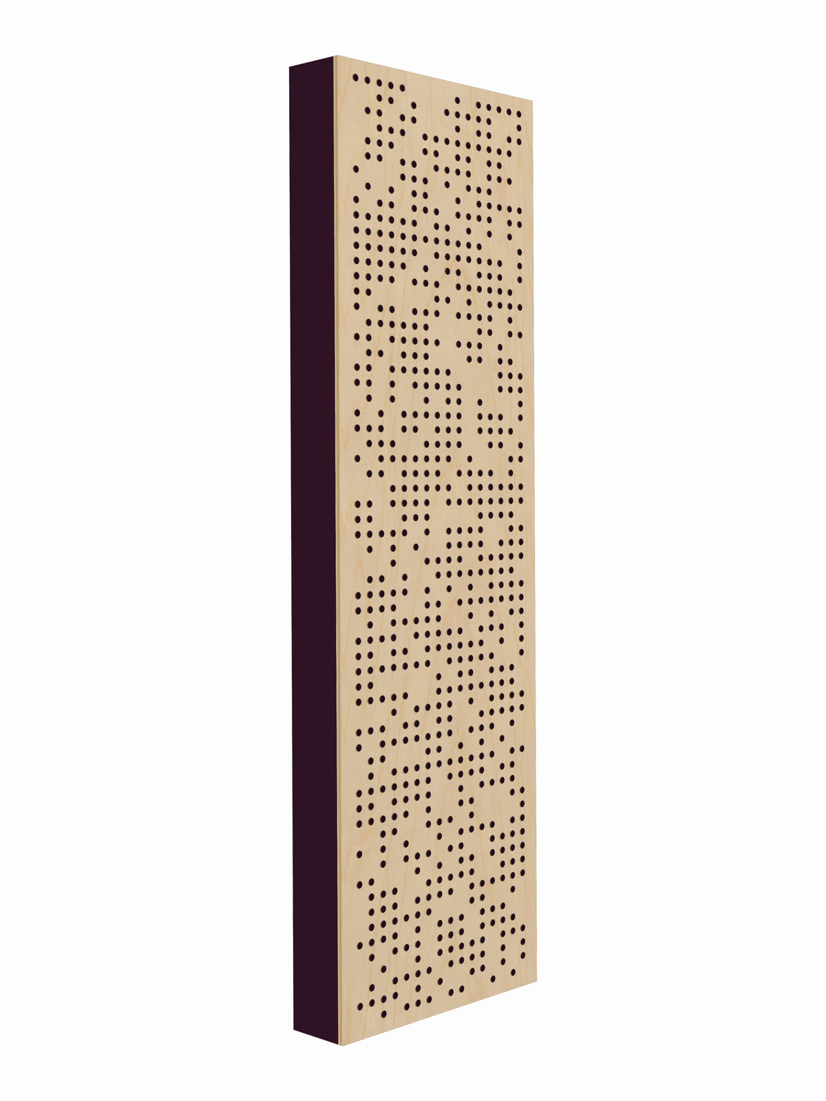 Pulse Scatter Face Broadband Acoustic Panel - Live - 2 x 7' - Aubergine