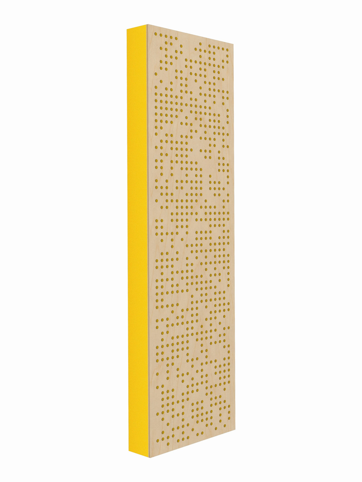 Pulse Scatter Face Broadband Acoustic Panel - Live - 2 x 7' - Lemon
