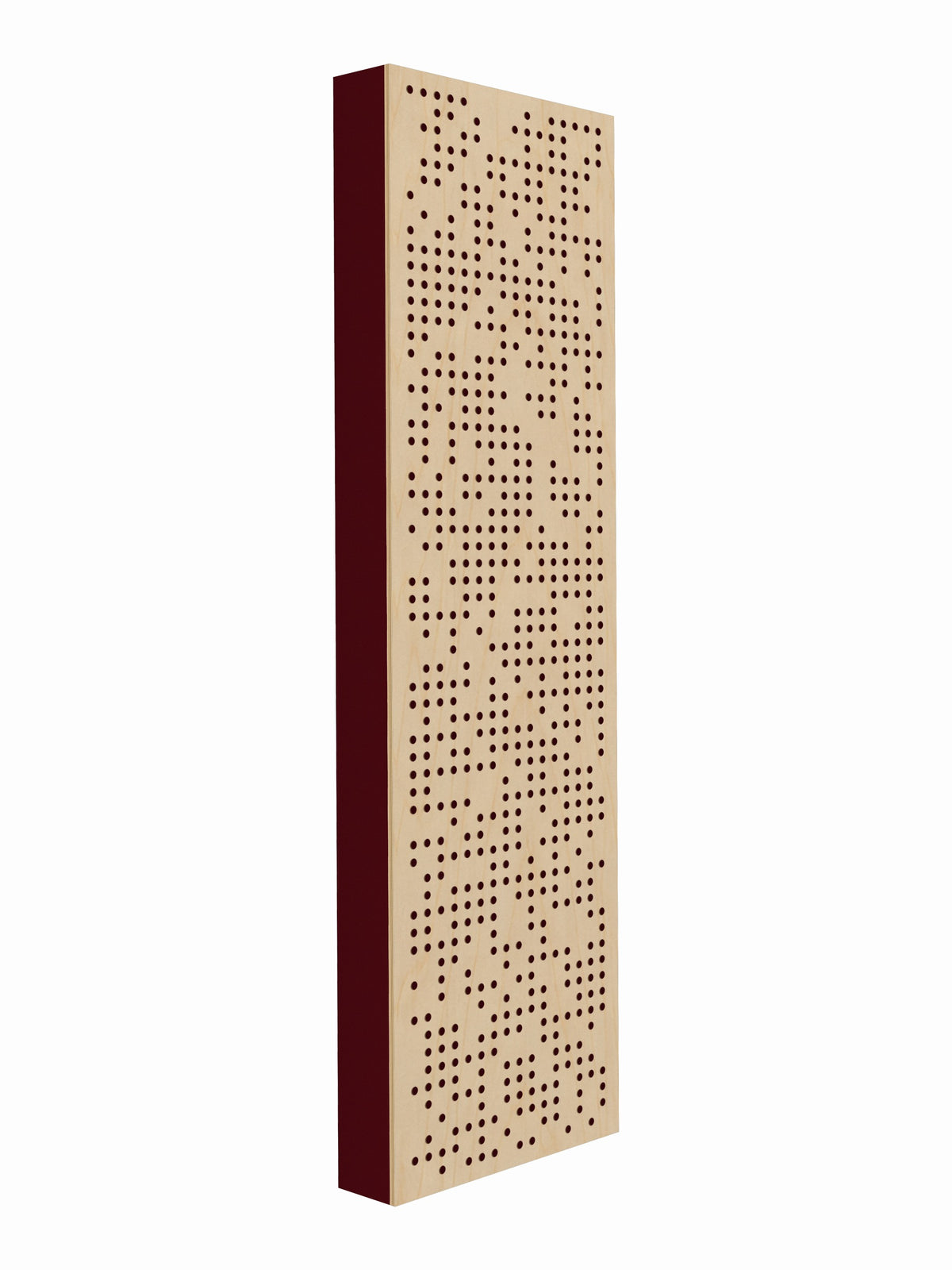 Pulse Scatter Face Broadband Acoustic Panel - Live - 2 x 7' - Mulberry