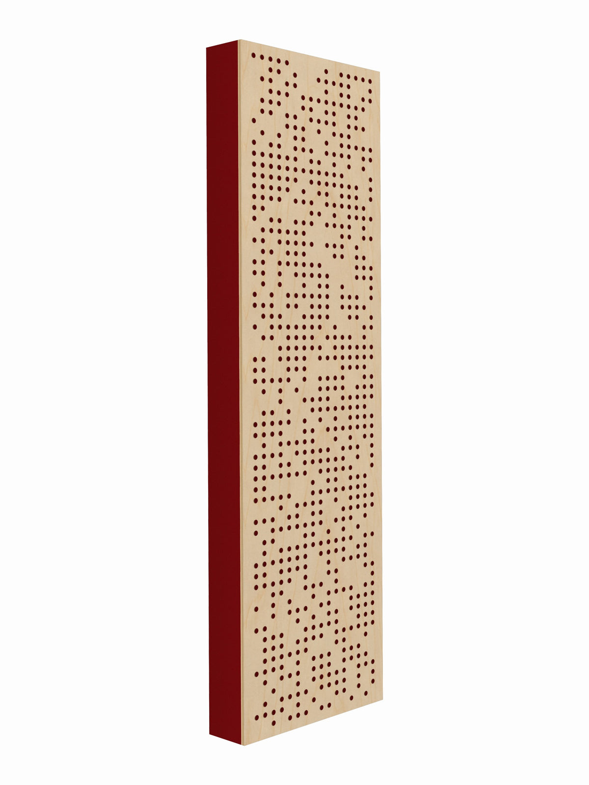 Pulse Scatter Face Broadband Acoustic Panel - Live - 2 x 7' - Red Delicious