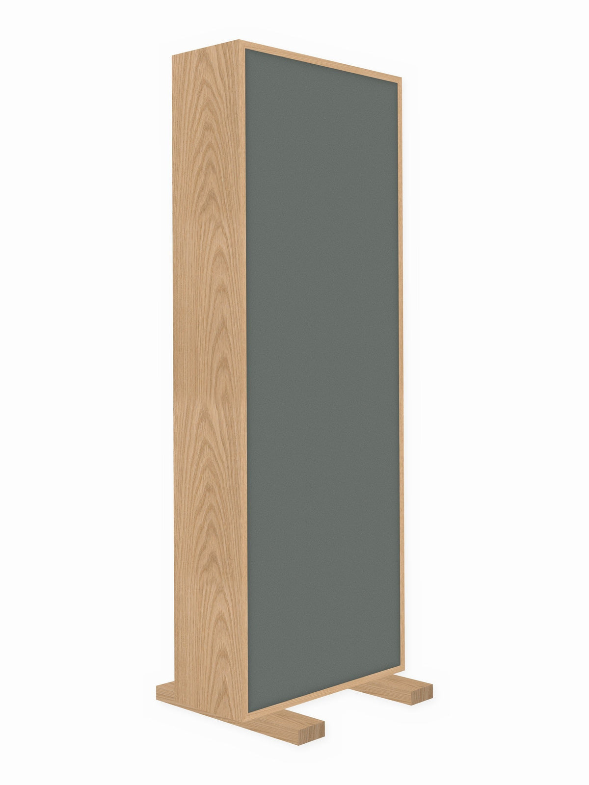 Red oak free-standing gobo panel, 2 x 6 ft, Guilford of Maine Anchorage in Asteroid