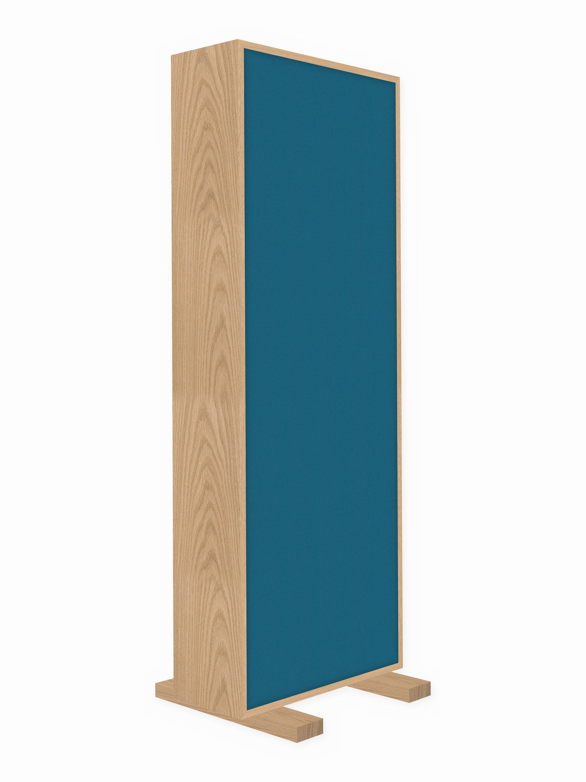 Red oak free-standing gobo panel, 2 x 6 ft, Guilford of Maine Anchorage in Bay