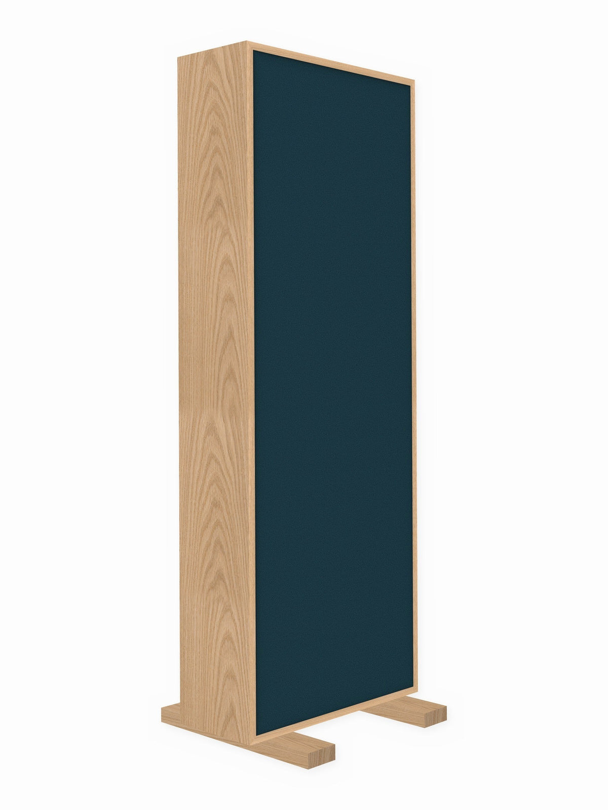 Red oak free-standing gobo panel, 2 x 6 ft, Guilford of Maine Anchorage in Deep Water