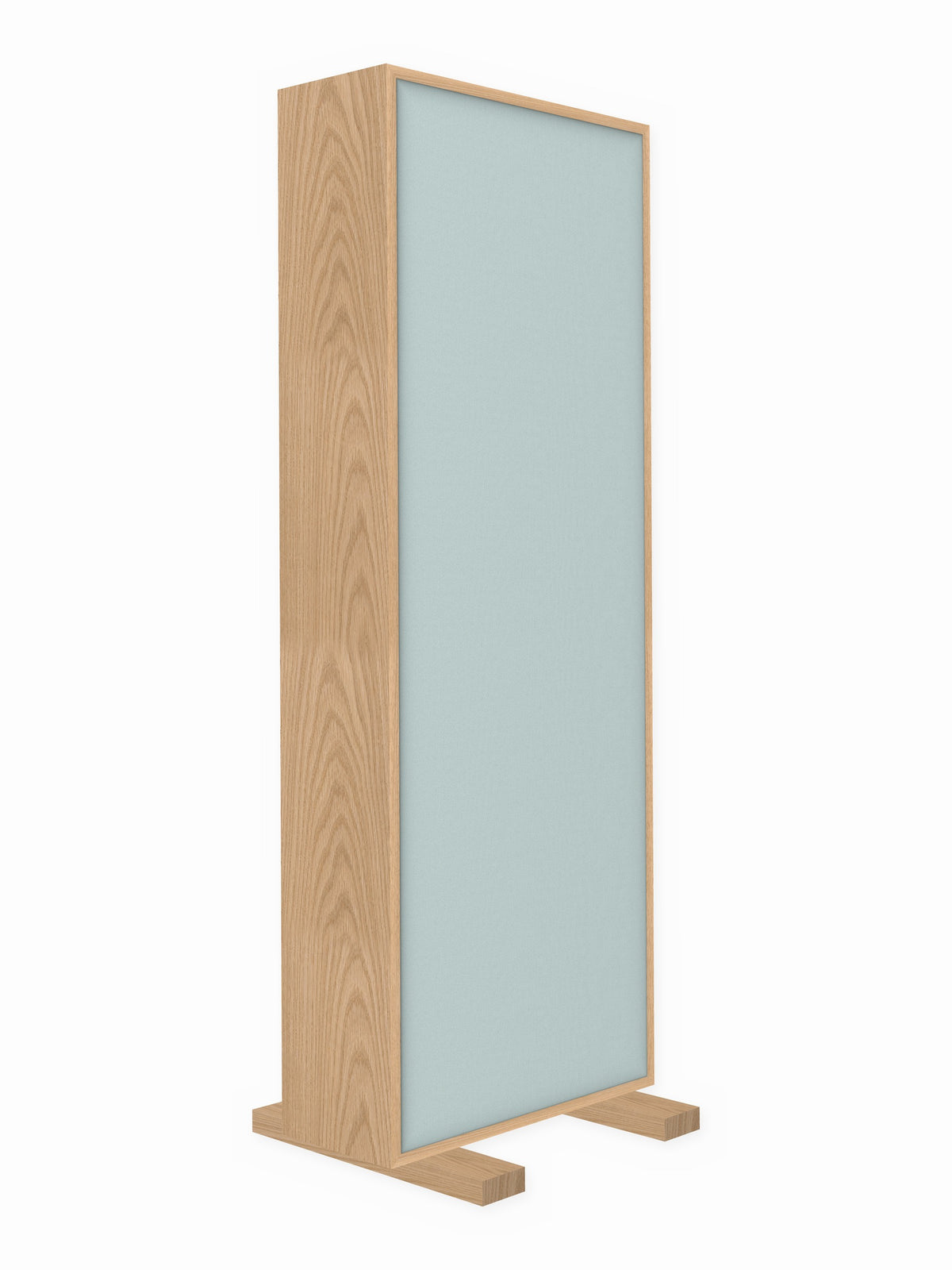 Red oak free-standing gobo panel, 2 x 6 ft, Guilford of Maine Anchorage in Foam